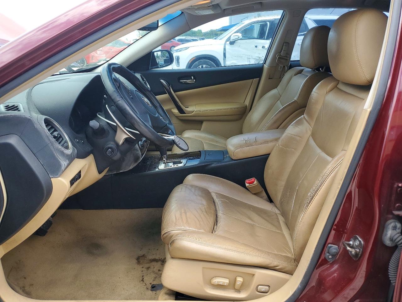 2010 Nissan Maxima 3.5 S Burgundy vin: 1N4AA5AP7AC826828