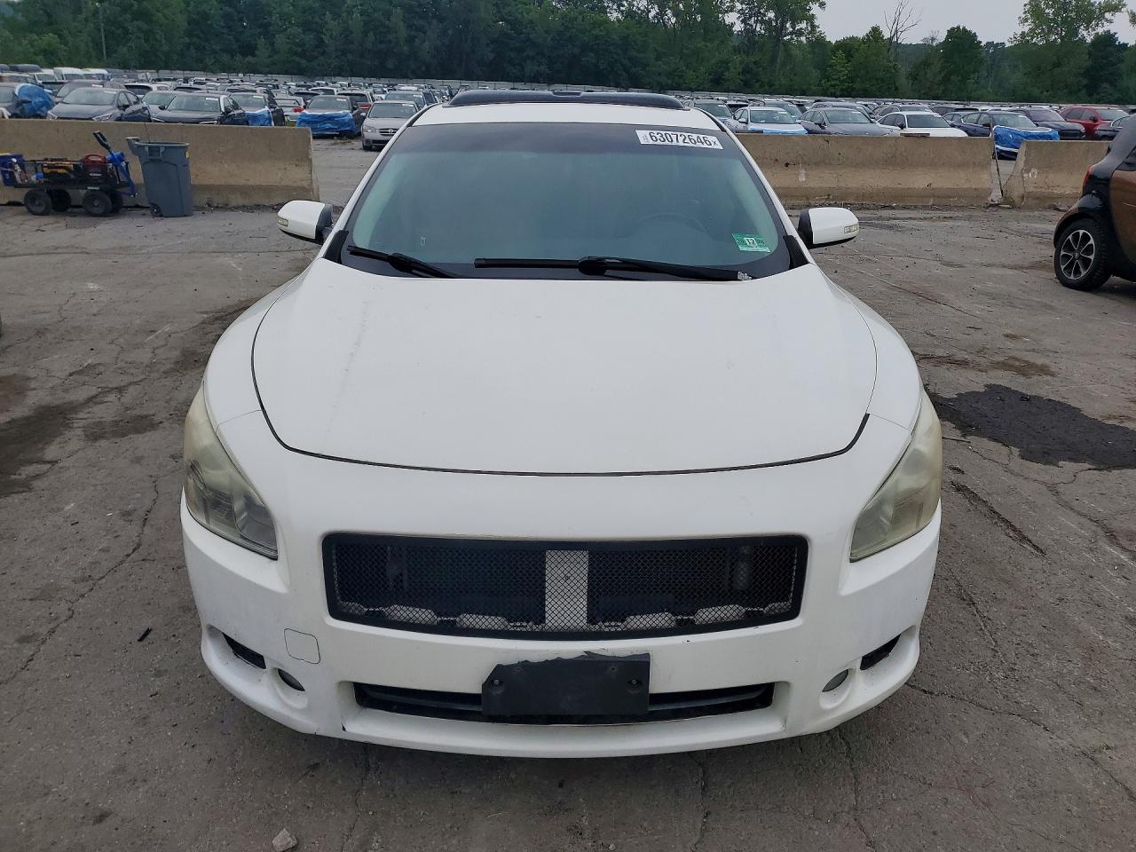 2010 Nissan Maxima 3.5 S White vin: 1N4AA5AP7AC830457