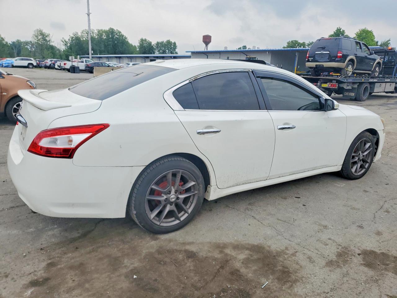 2010 Nissan Maxima 3.5 S White vin: 1N4AA5AP7AC830457