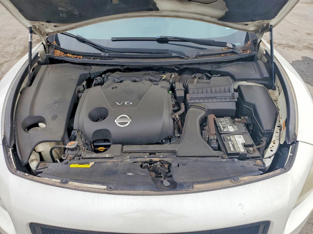 2010 Nissan Maxima 3.5 S White vin: 1N4AA5AP7AC830457
