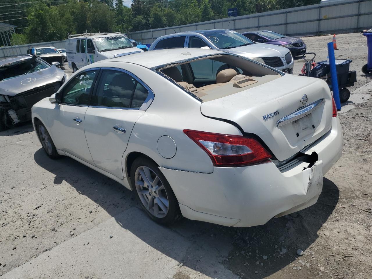 2010 Nissan Maxima S Silver vin: 1N4AA5AP7AC831303