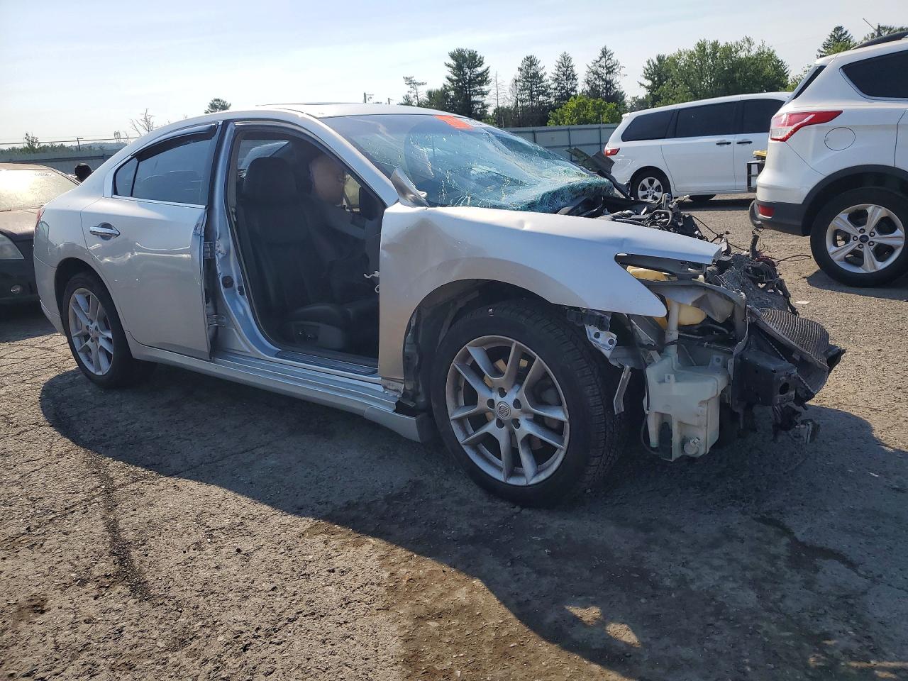 2010 Nissan Maxima 3.5 S Silver vin: 1N4AA5AP7AC834654