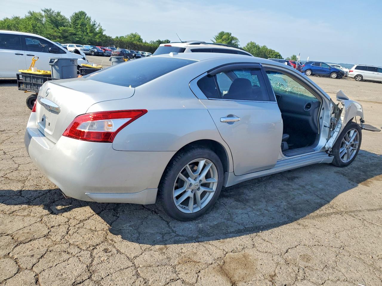 2010 Nissan Maxima 3.5 S Silver vin: 1N4AA5AP7AC834654