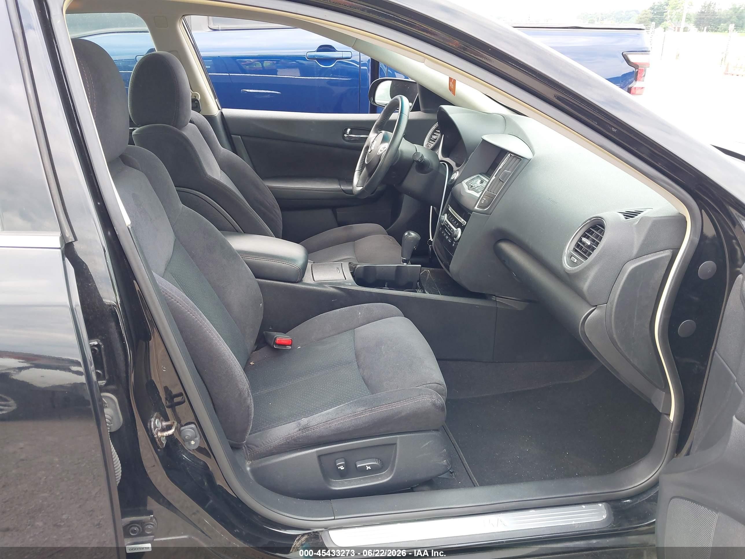 2010 Nissan Maxima 3.5 S Black vin: 1N4AA5AP7AC836632