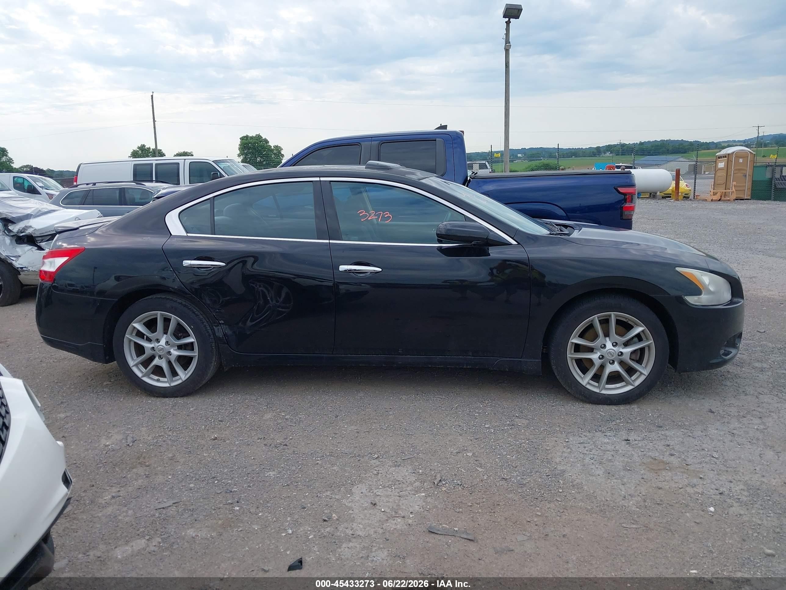 2010 Nissan Maxima 3.5 S Black vin: 1N4AA5AP7AC836632