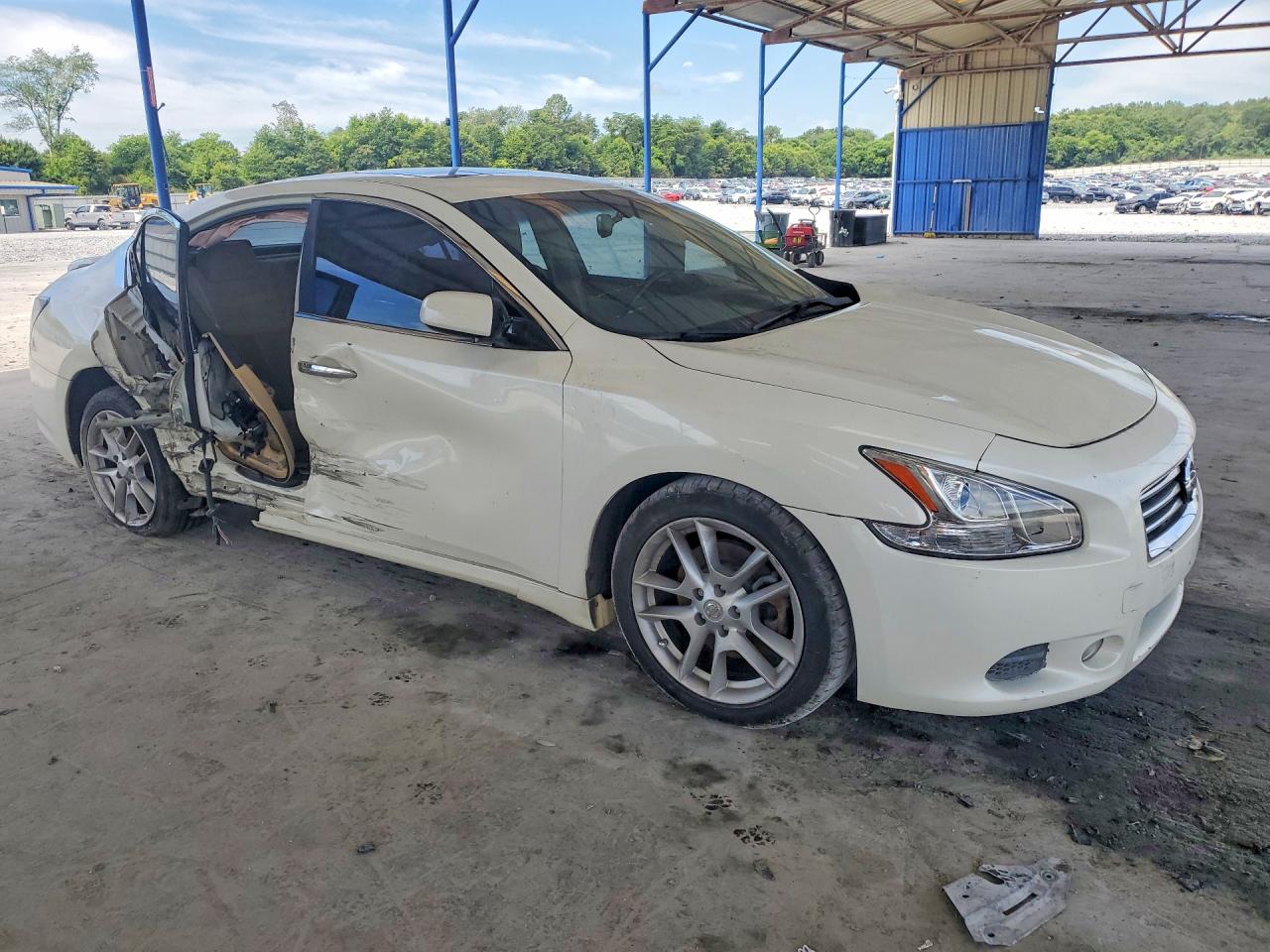2010 Nissan Maxima 3.5 S Белый vin: 1N4AA5AP7AC837280
