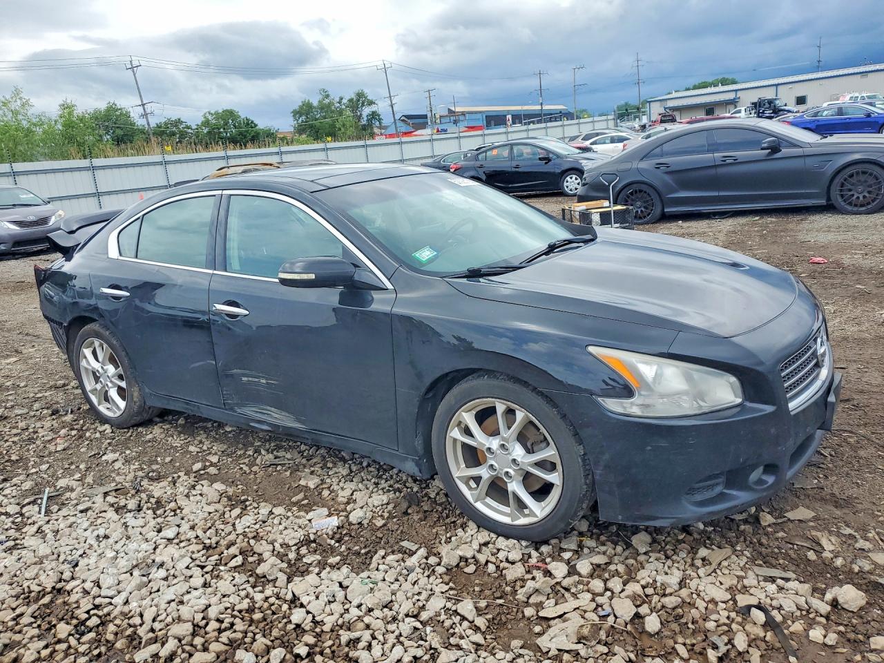 2010 Nissan Maxima 3.5 S Black vin: 1N4AA5AP7AC858503