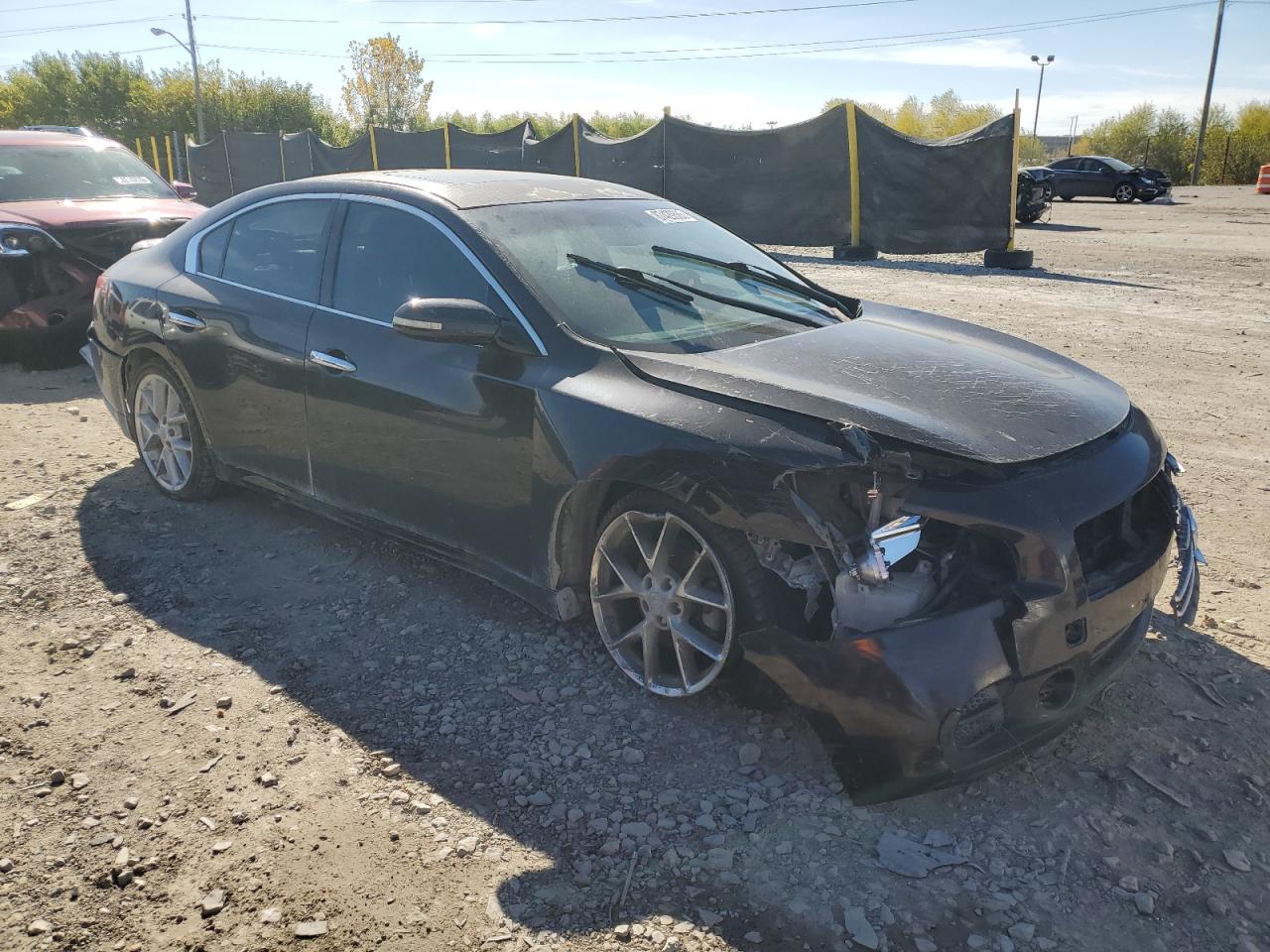 2010 Nissan Maxima S Black vin: 1N4AA5AP7AC863099