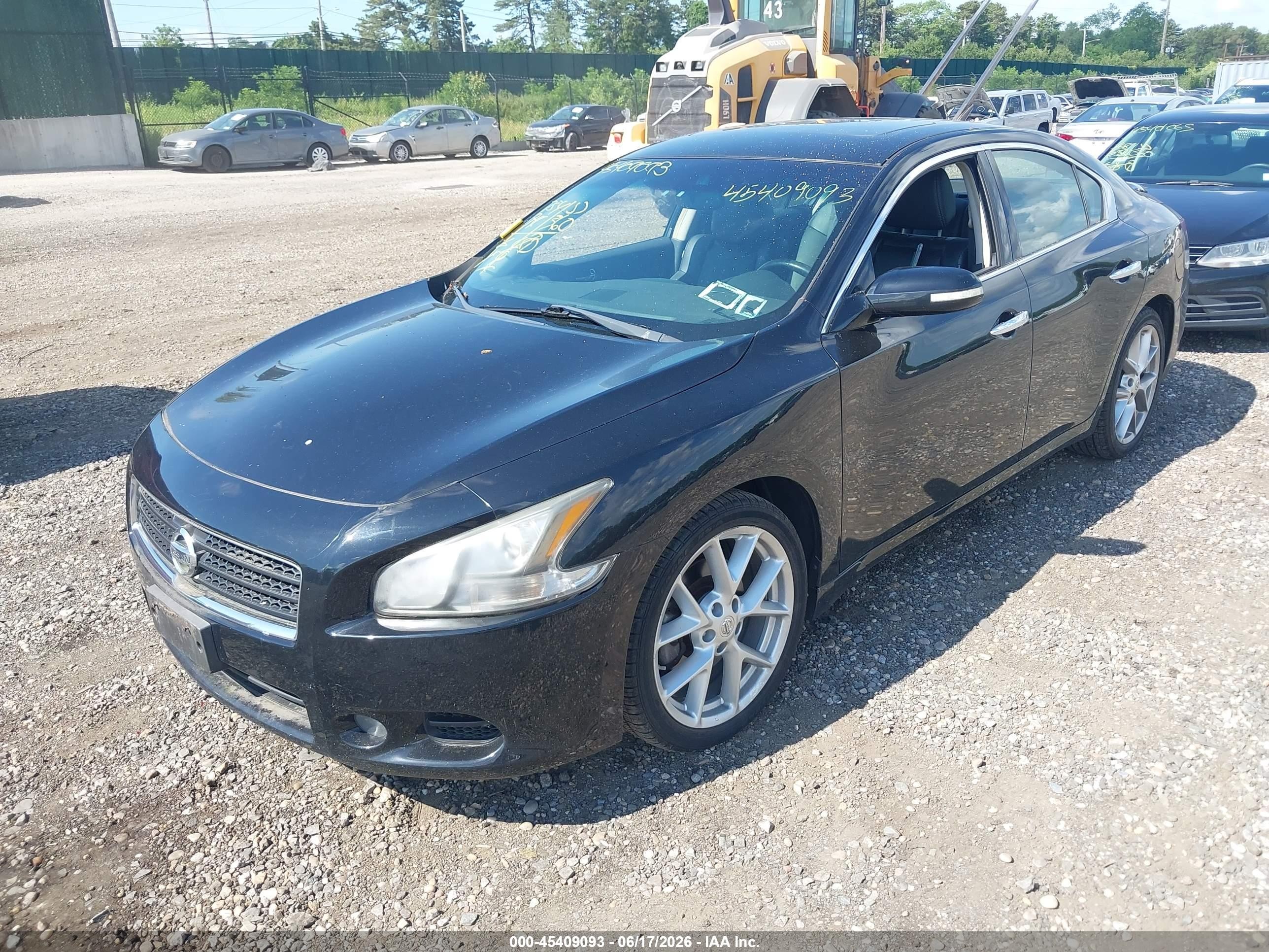 2011 Nissan Maxima 3.5 Sv Black vin: 1N4AA5AP7BC804894