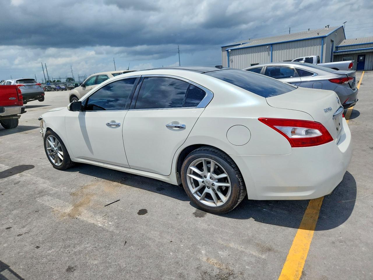 2011 Nissan Maxima S/sv White vin: 1N4AA5AP7BC814146