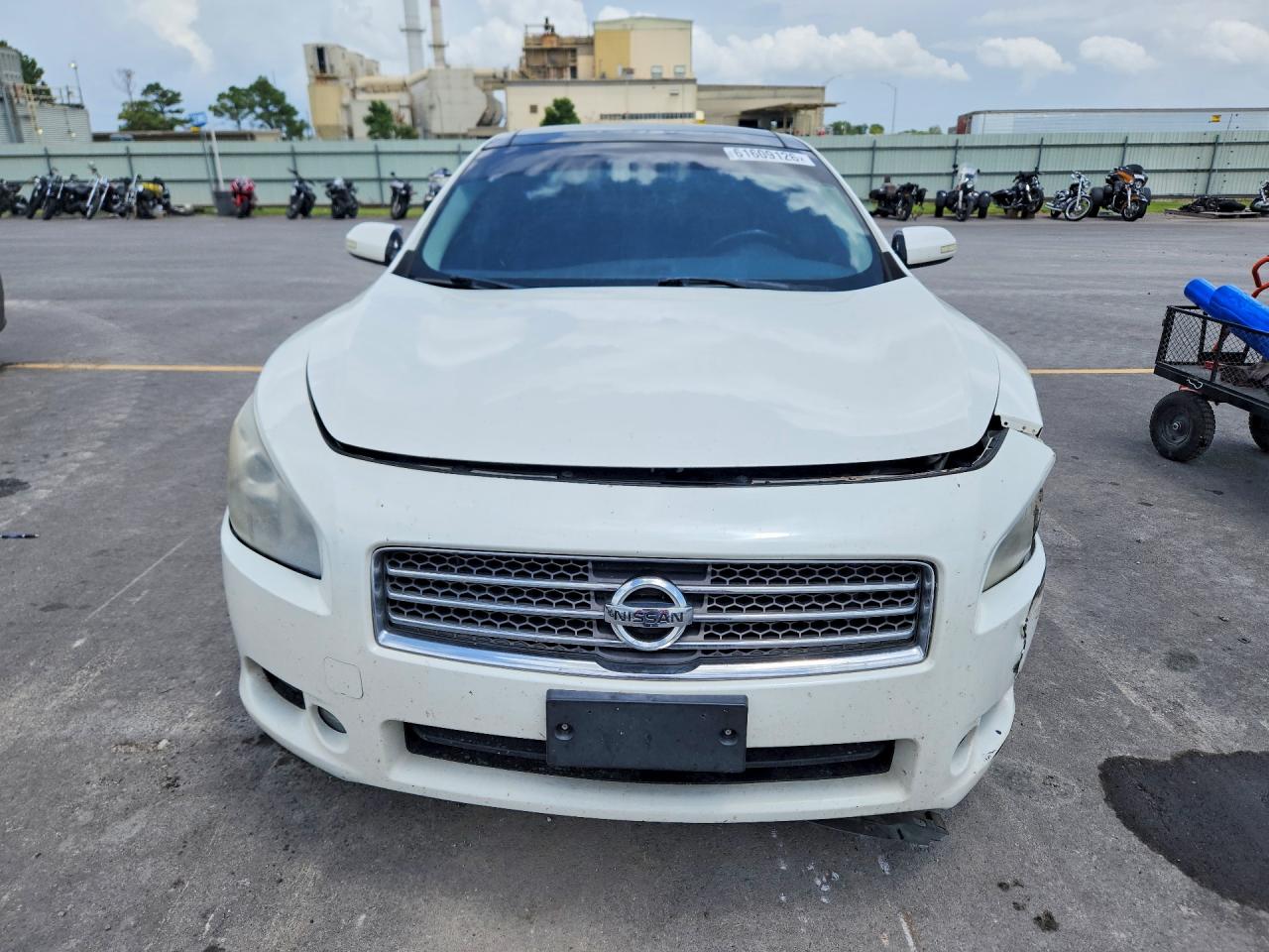 2011 Nissan Maxima S/sv White vin: 1N4AA5AP7BC814146