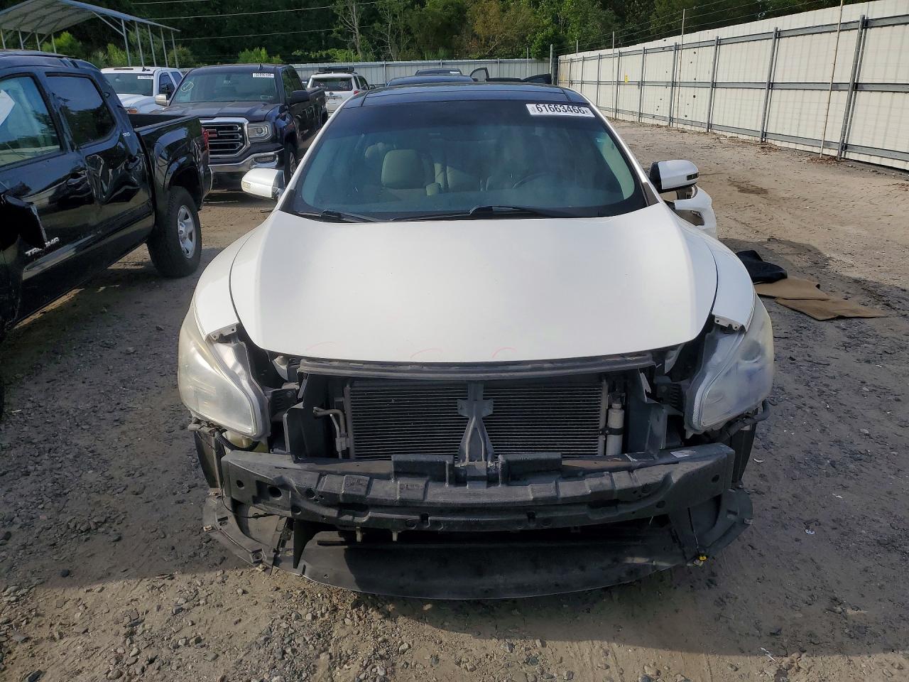2011 Nissan Maxima 3.5 S White vin: 1N4AA5AP7BC814891
