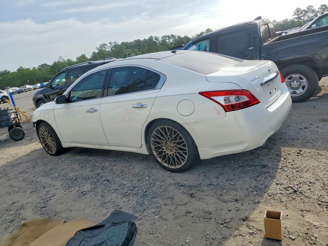 2011 Nissan Maxima 3.5 S White vin: 1N4AA5AP7BC814891