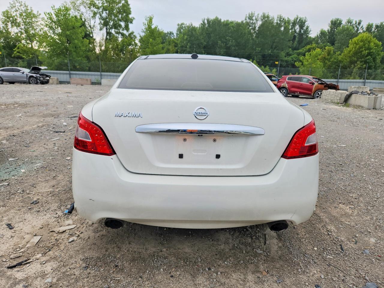 2011 Nissan Maxima 3.5 S White vin: 1N4AA5AP7BC819234