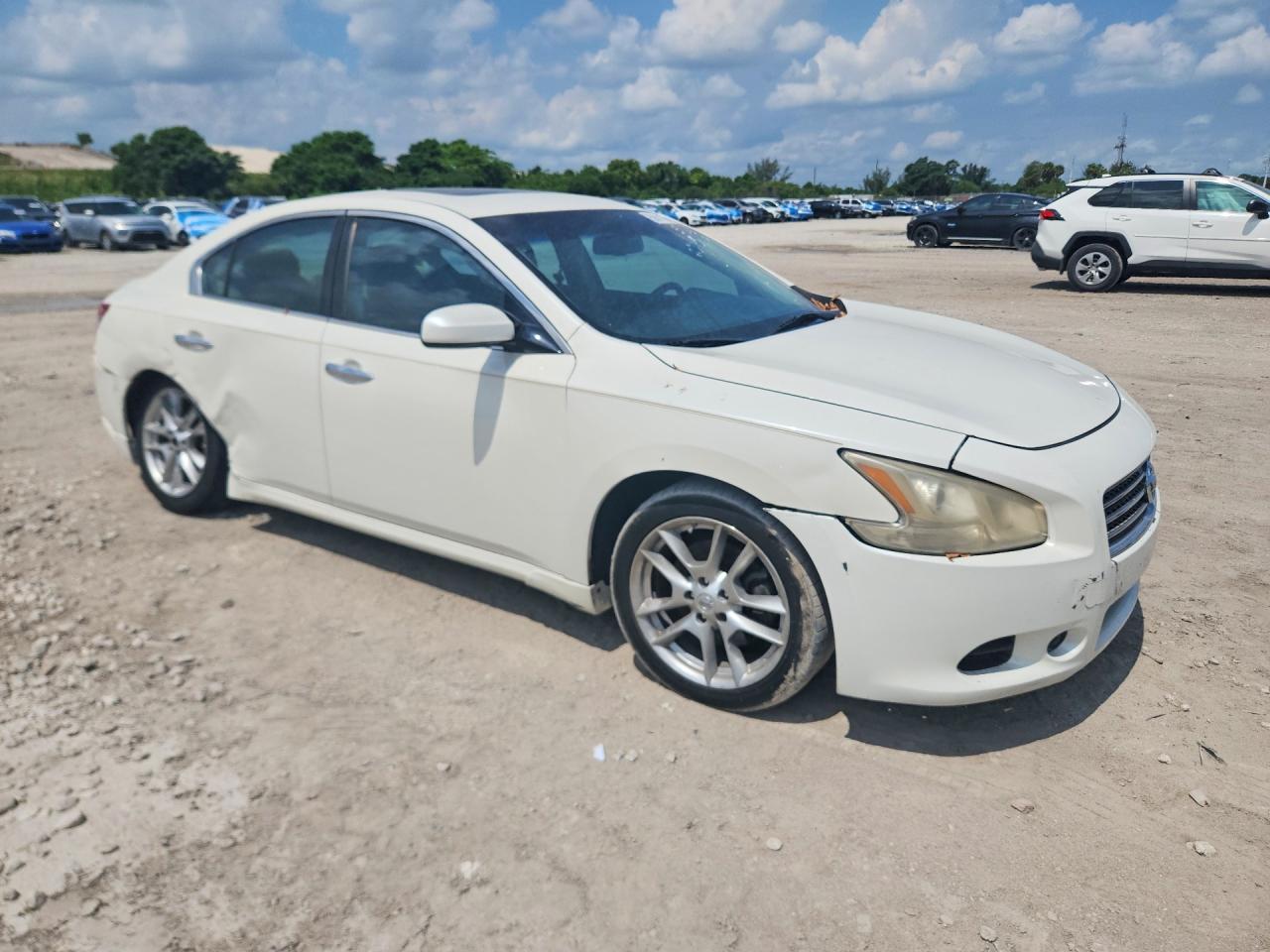 2011 Nissan Maxima White vin: 1N4AA5AP7BC820450