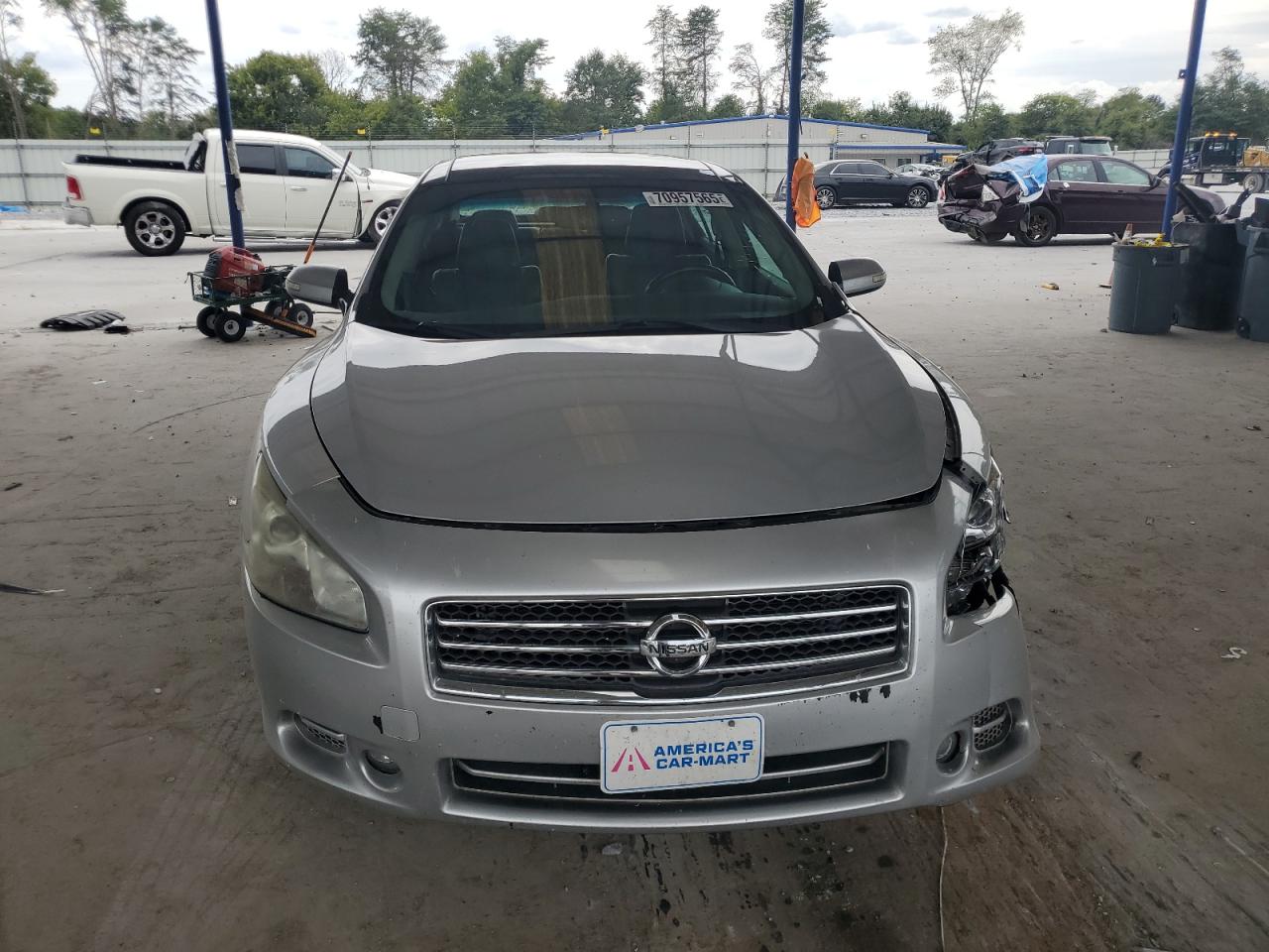 2011 Nissan Maxima S Silver vin: 1N4AA5AP7BC823834