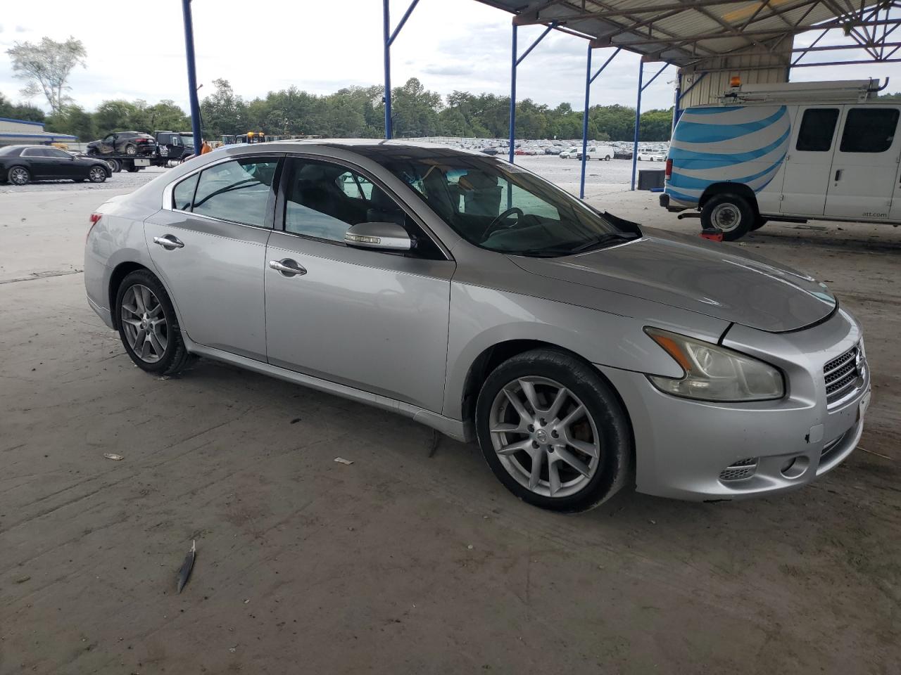 2011 Nissan Maxima S Silver vin: 1N4AA5AP7BC823834