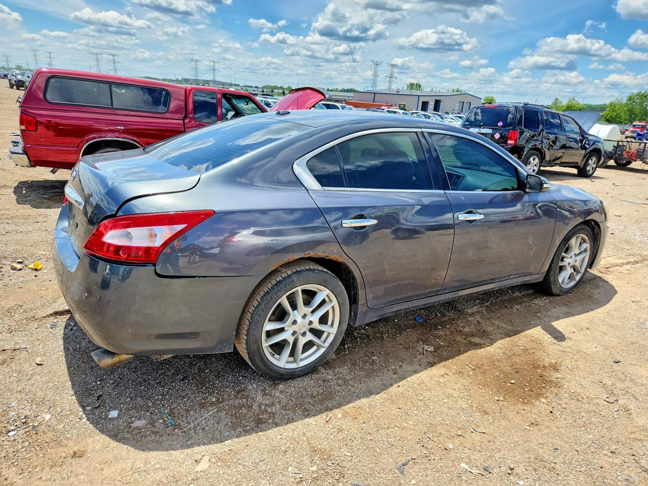 2011 Nissan Maxima S Gray vin: 1N4AA5AP7BC830444