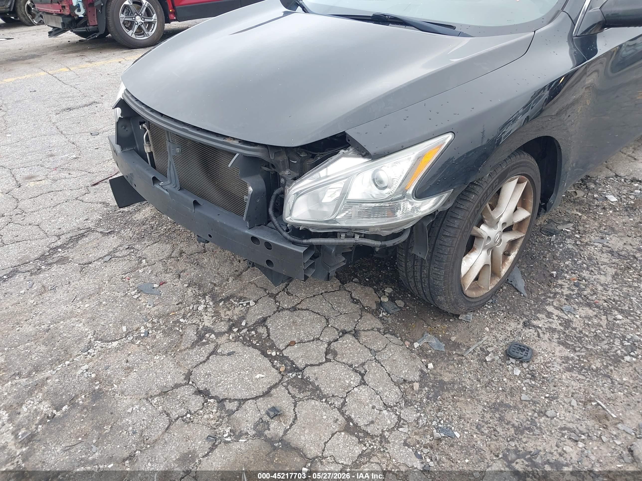 2011 Nissan Maxima 3.5 Sv Black vin: 1N4AA5AP7BC831903