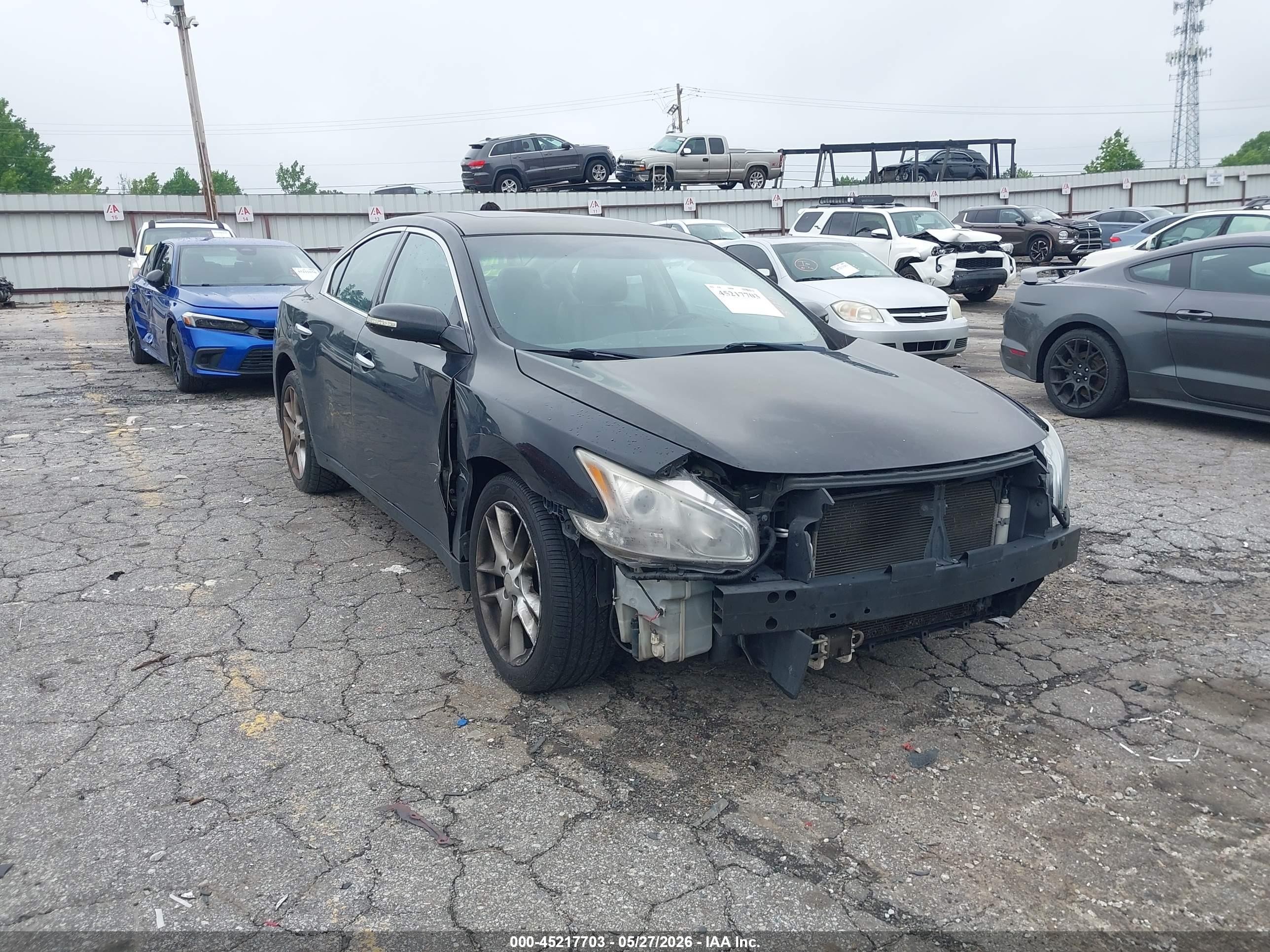 2011 Nissan Maxima 3.5 Sv Black vin: 1N4AA5AP7BC831903