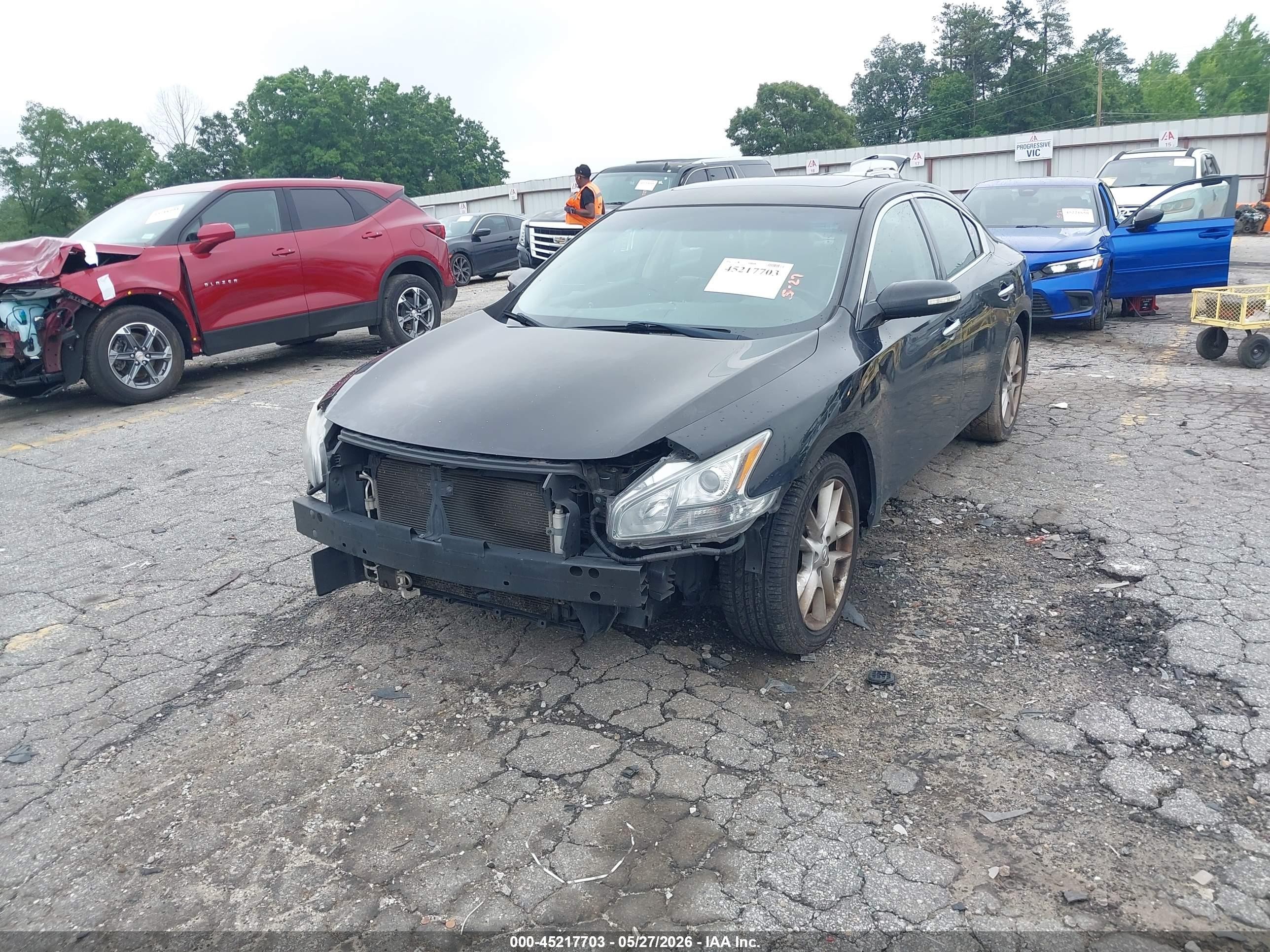 2011 Nissan Maxima 3.5 Sv Black vin: 1N4AA5AP7BC831903