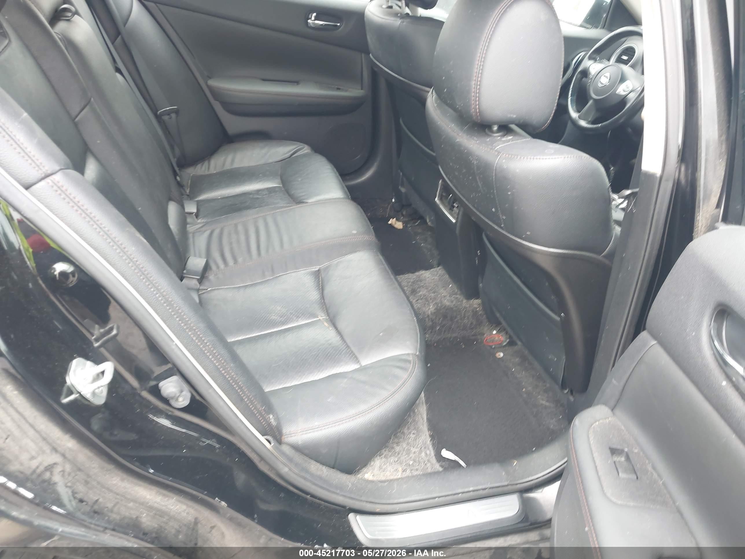 2011 Nissan Maxima 3.5 Sv Black vin: 1N4AA5AP7BC831903