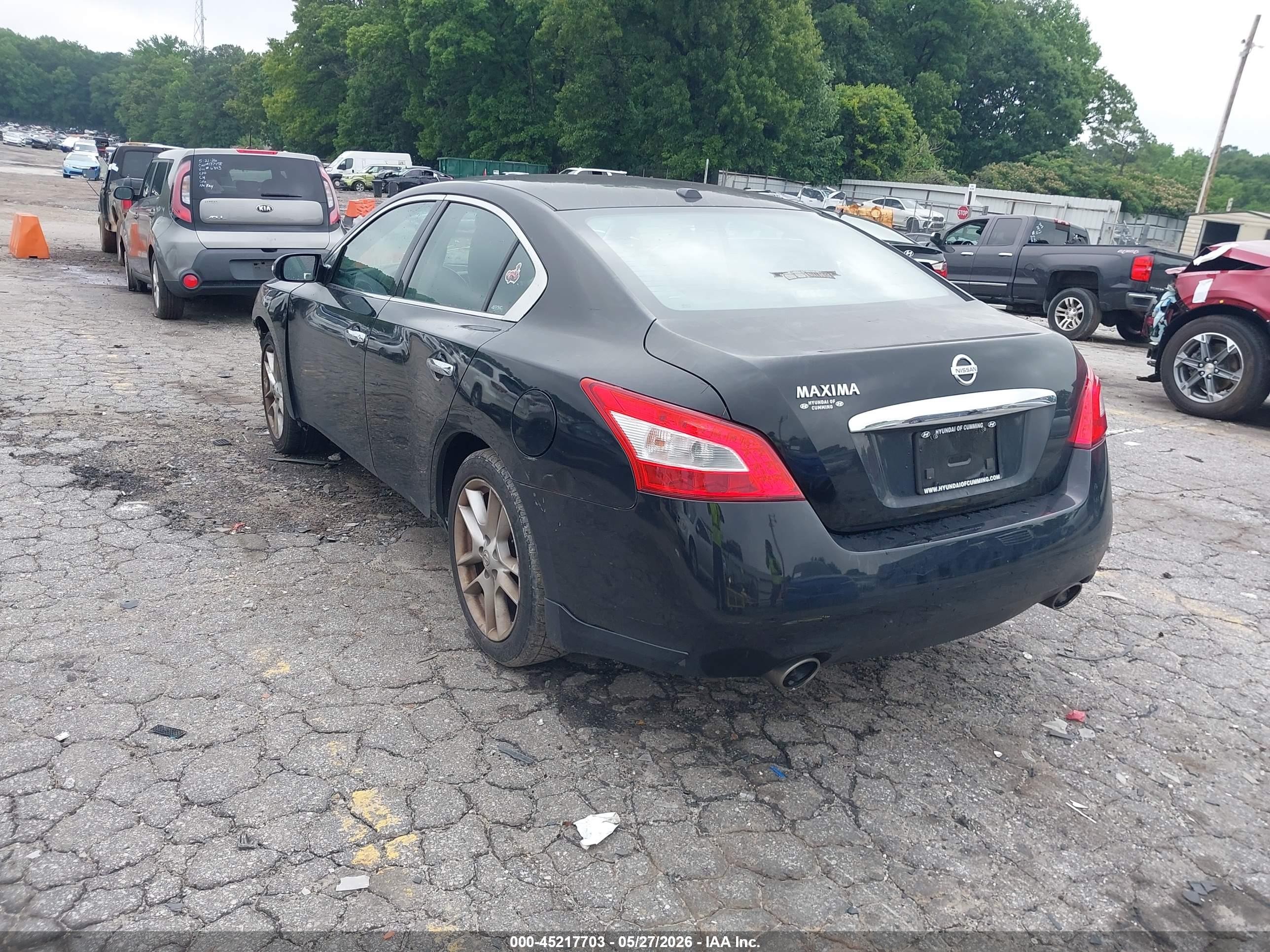 2011 Nissan Maxima 3.5 Sv Black vin: 1N4AA5AP7BC831903