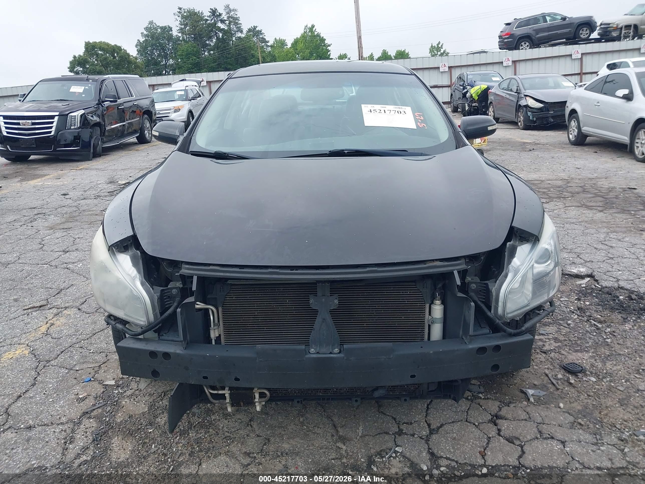 2011 Nissan Maxima 3.5 Sv Black vin: 1N4AA5AP7BC831903