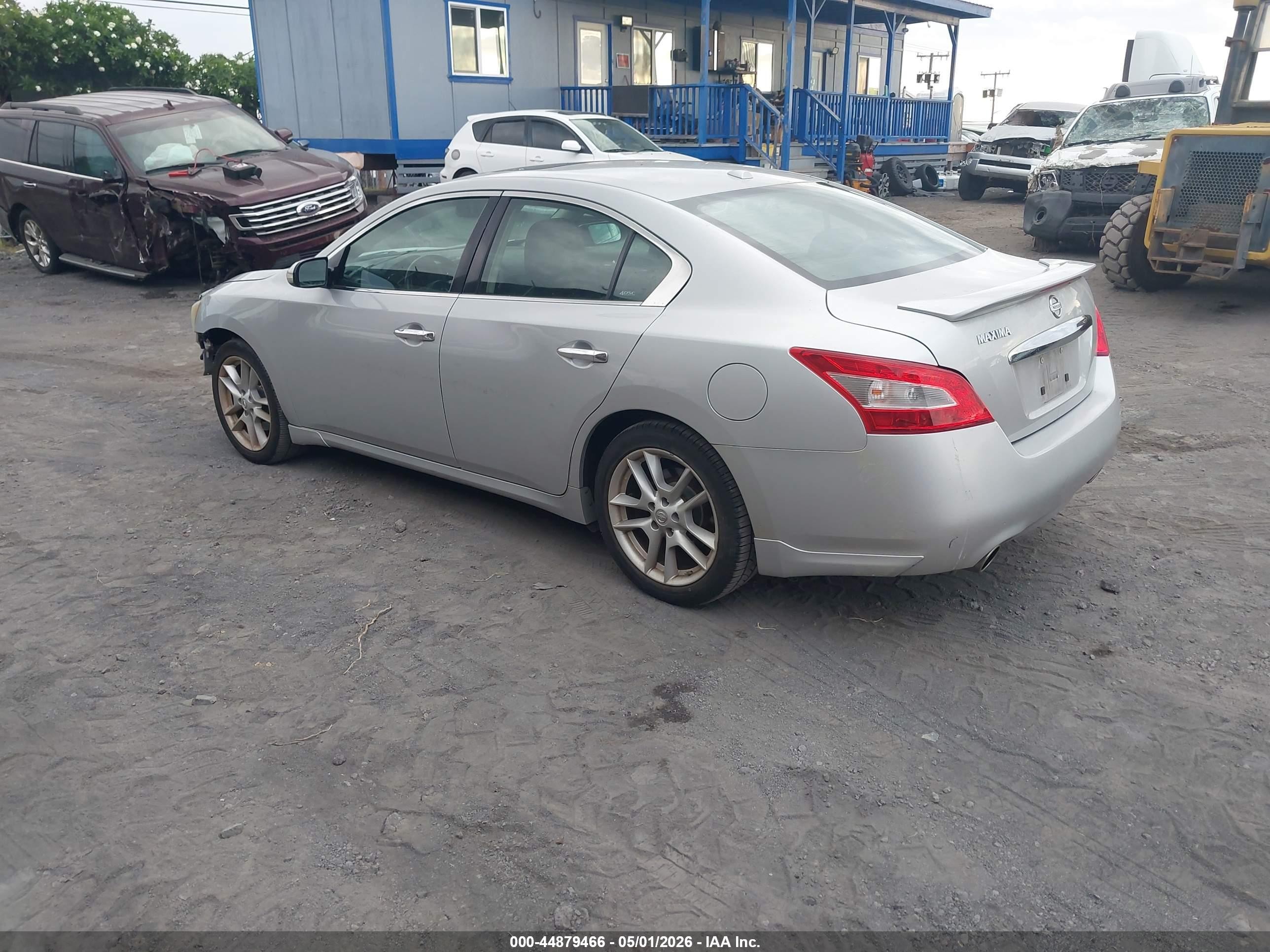 2011 Nissan Maxima 3.5 Sv Silver vin: 1N4AA5AP7BC836017