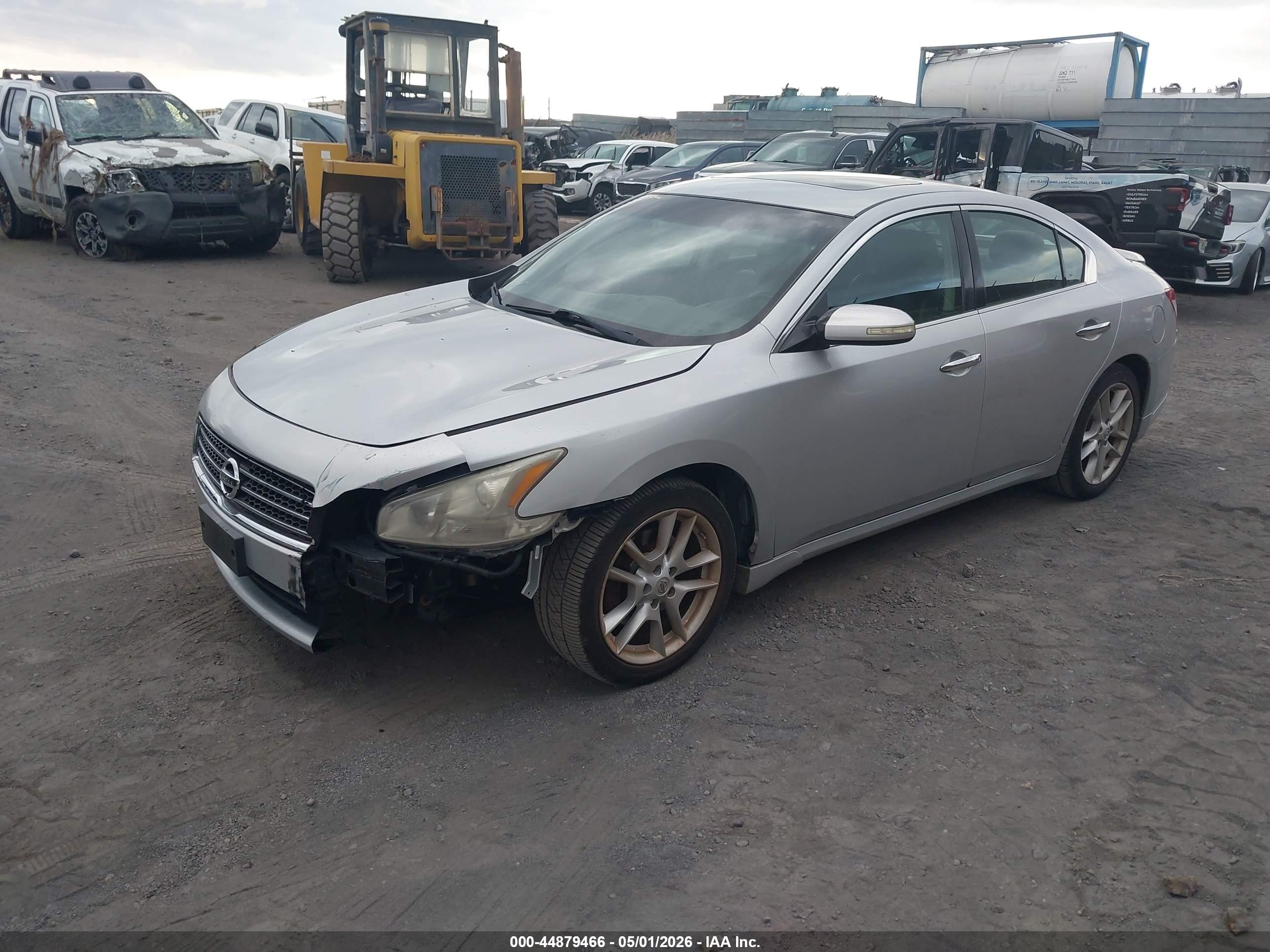 2011 Nissan Maxima 3.5 Sv Silver vin: 1N4AA5AP7BC836017