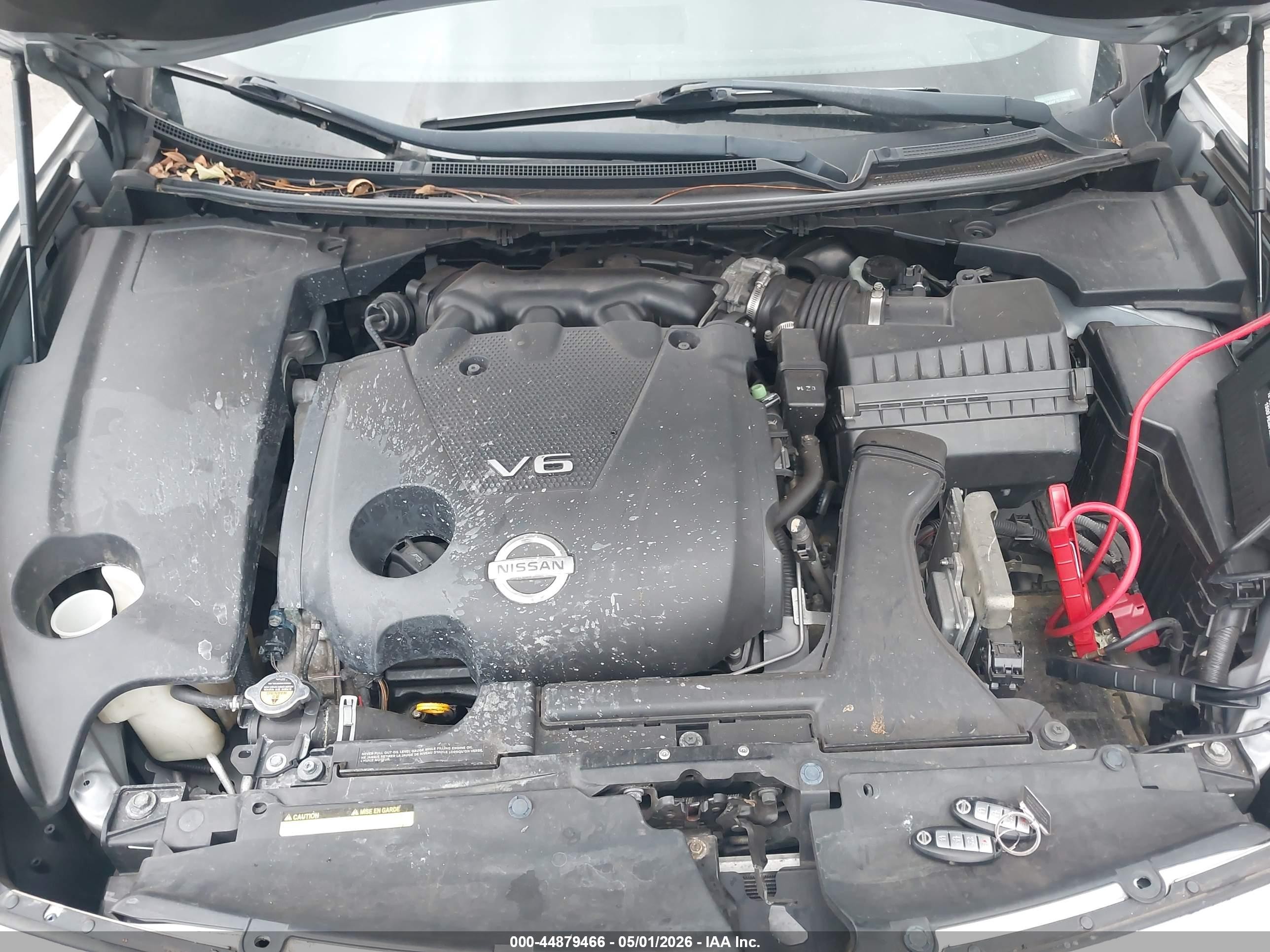 2011 Nissan Maxima 3.5 Sv Silver vin: 1N4AA5AP7BC836017