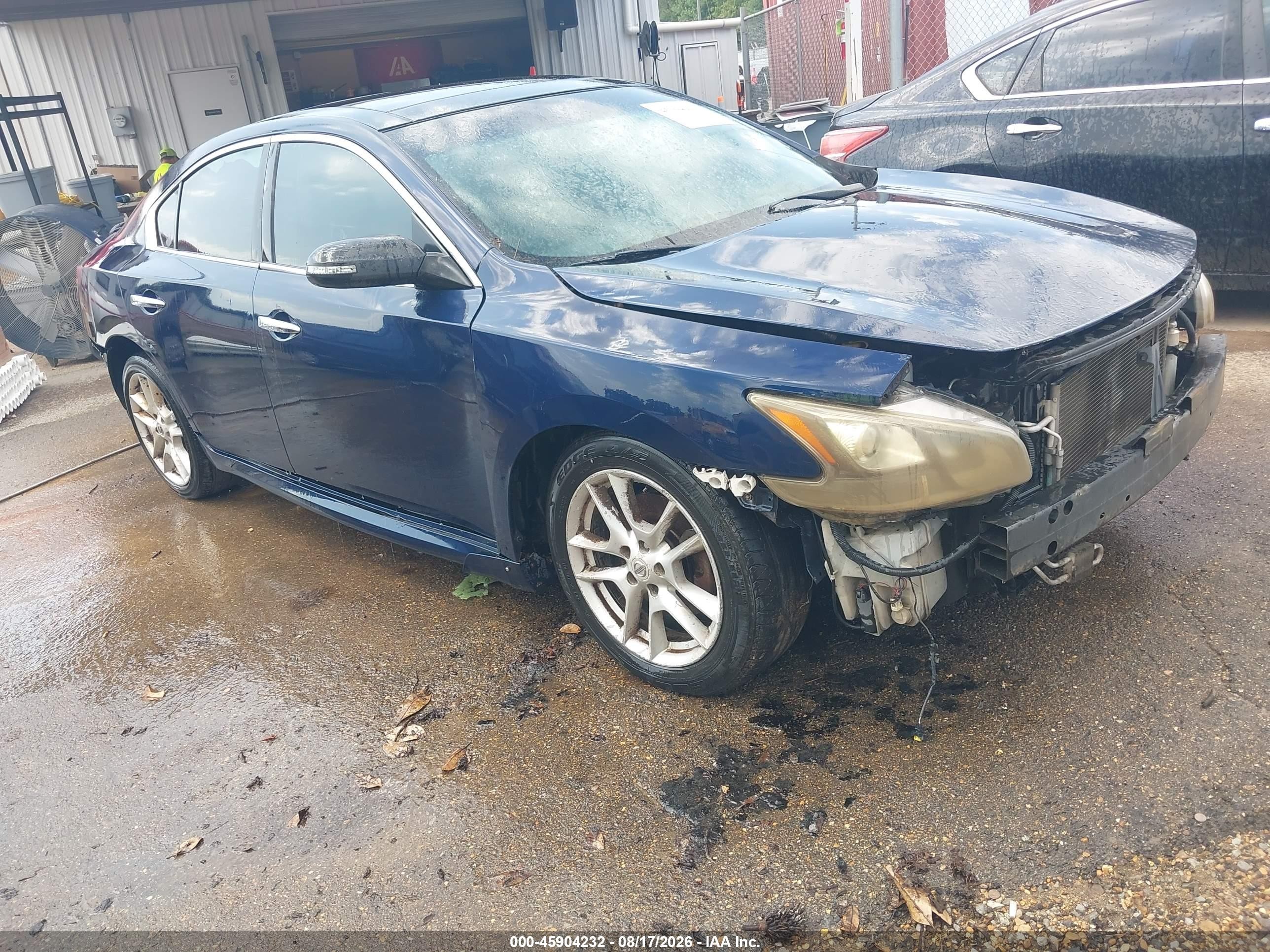2011 Nissan Maxima 3.5 Sv Dark Blue vin: 1N4AA5AP7BC845008