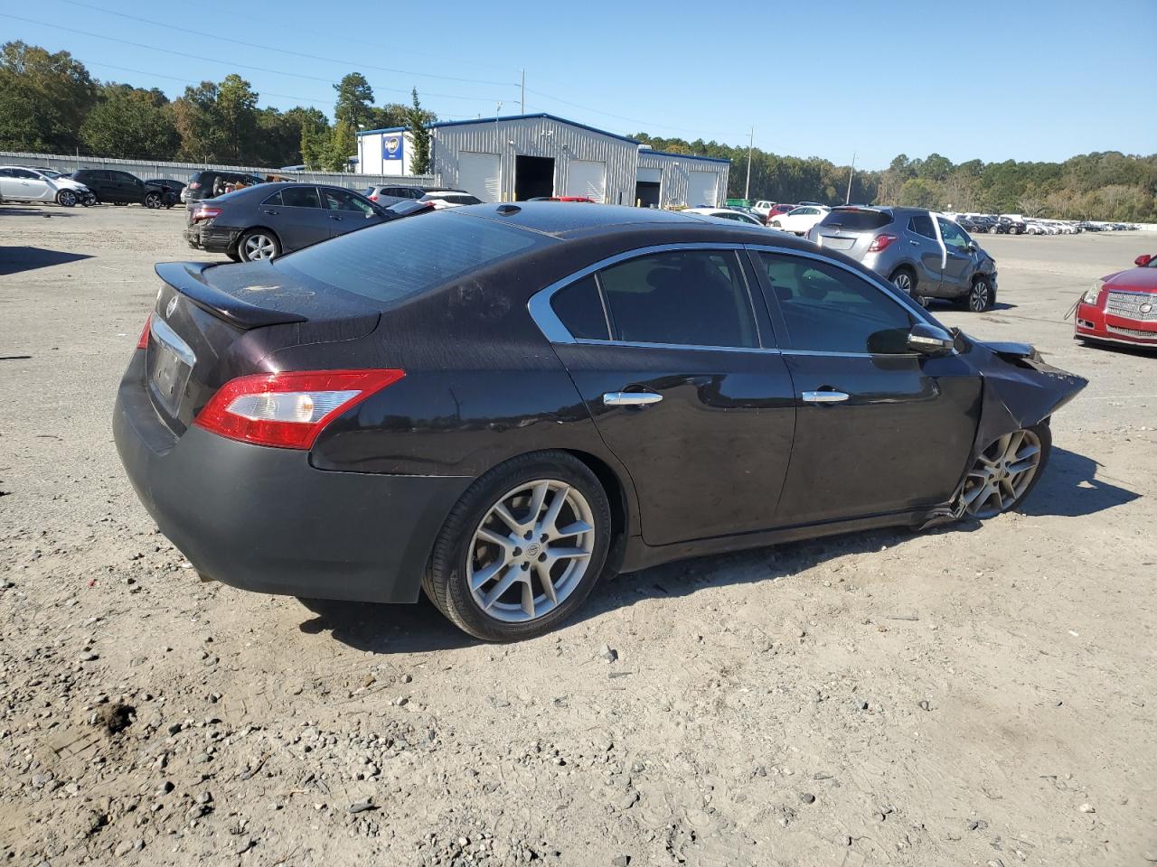 2011 Nissan Maxima 3.5 S Black vin: 1N4AA5AP7BC846451