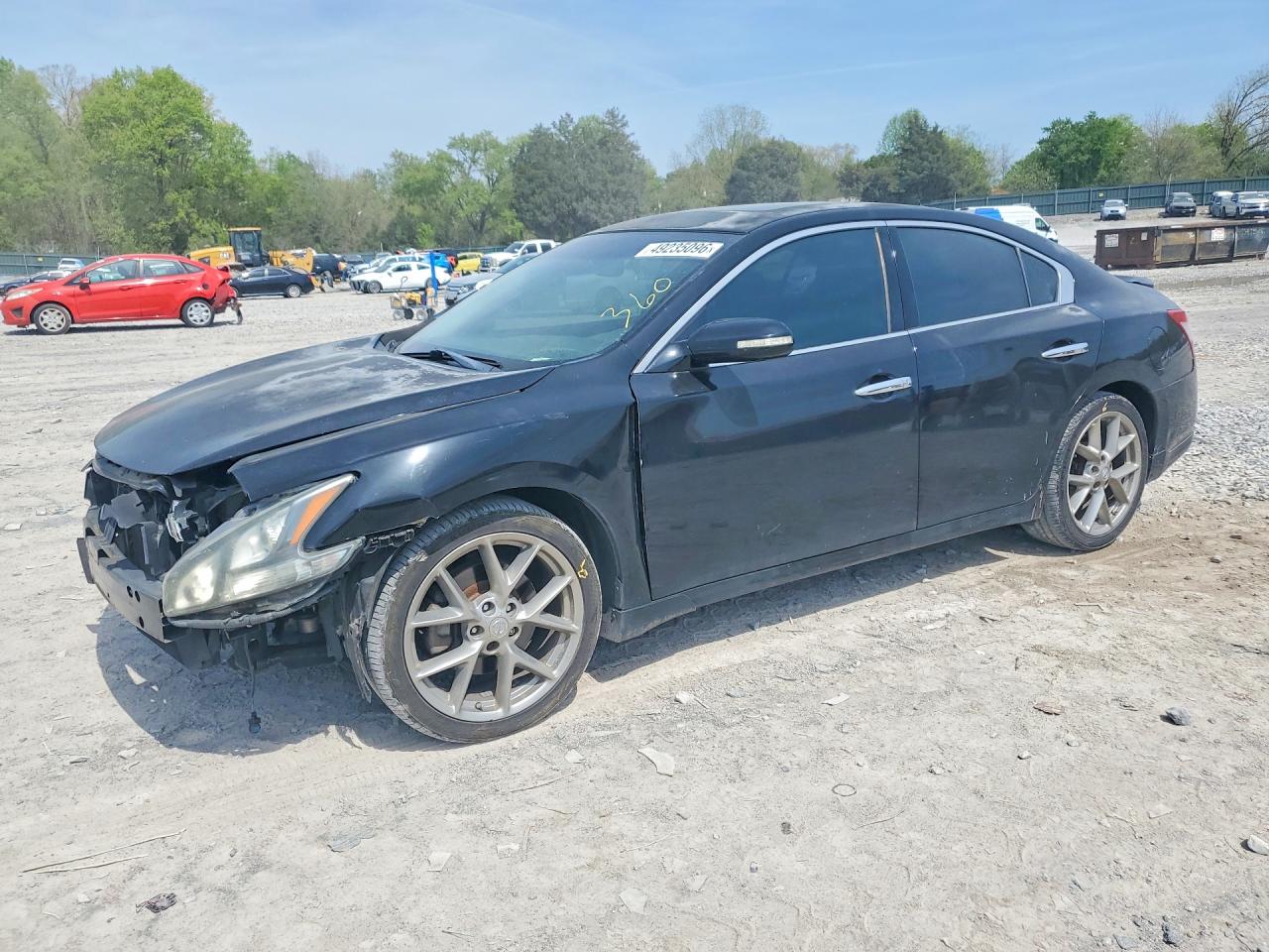 2011 Nissan Maxima 3.5 S Black vin: 1N4AA5AP7BC850306