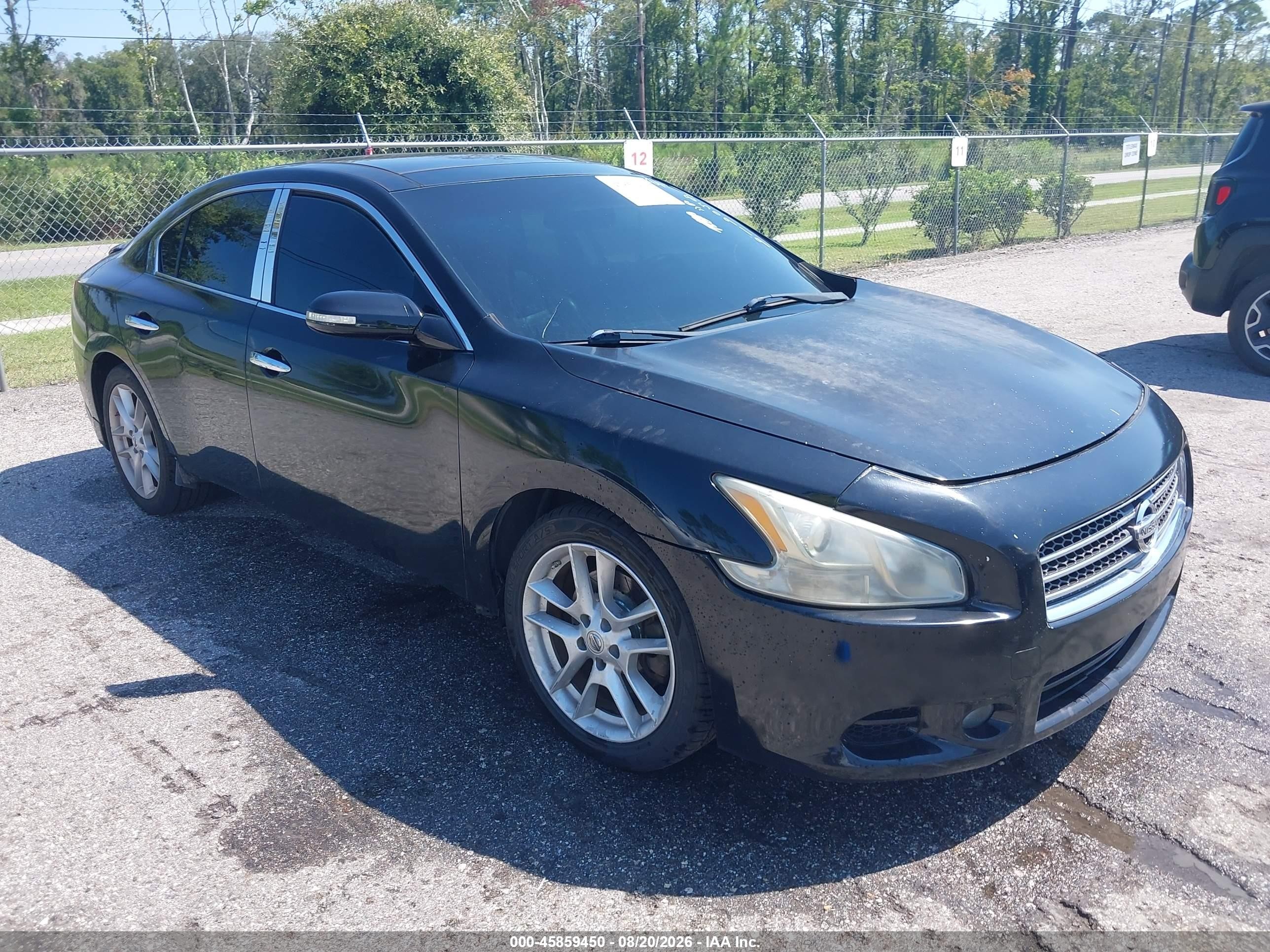 2011 Nissan Maxima 3.5 Sv Black vin: 1N4AA5AP7BC850919