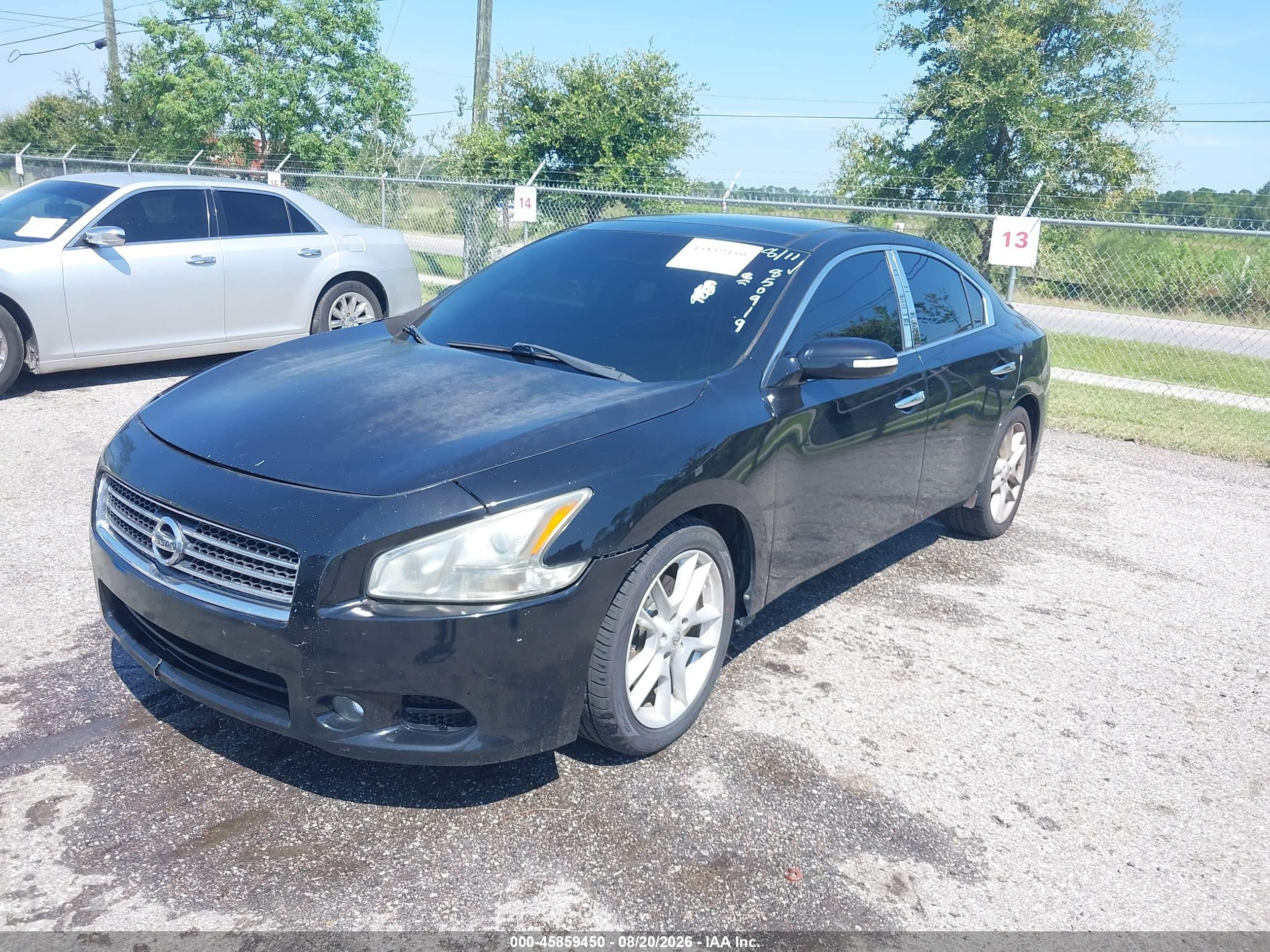 2011 Nissan Maxima 3.5 Sv Black vin: 1N4AA5AP7BC850919