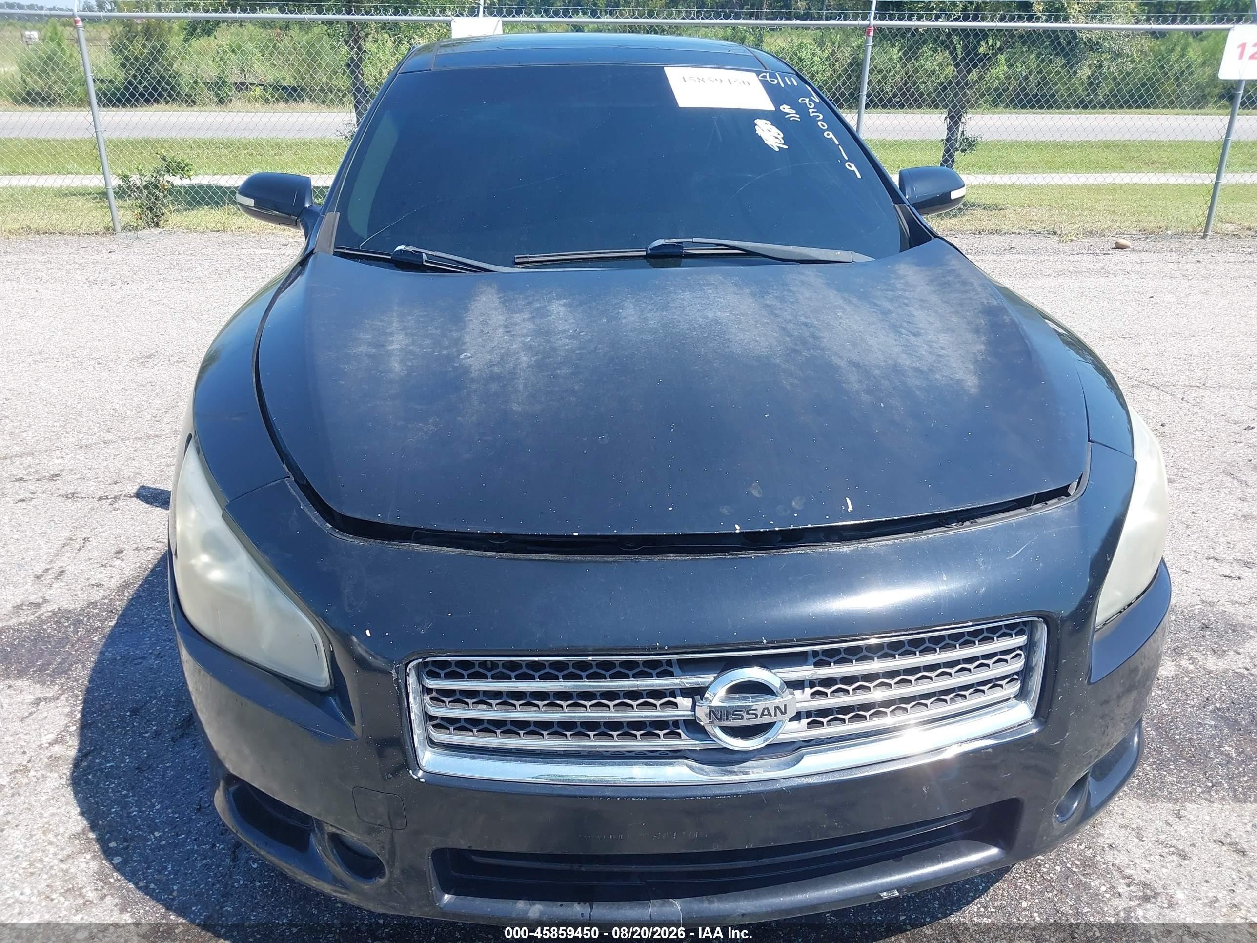 2011 Nissan Maxima 3.5 Sv Black vin: 1N4AA5AP7BC850919