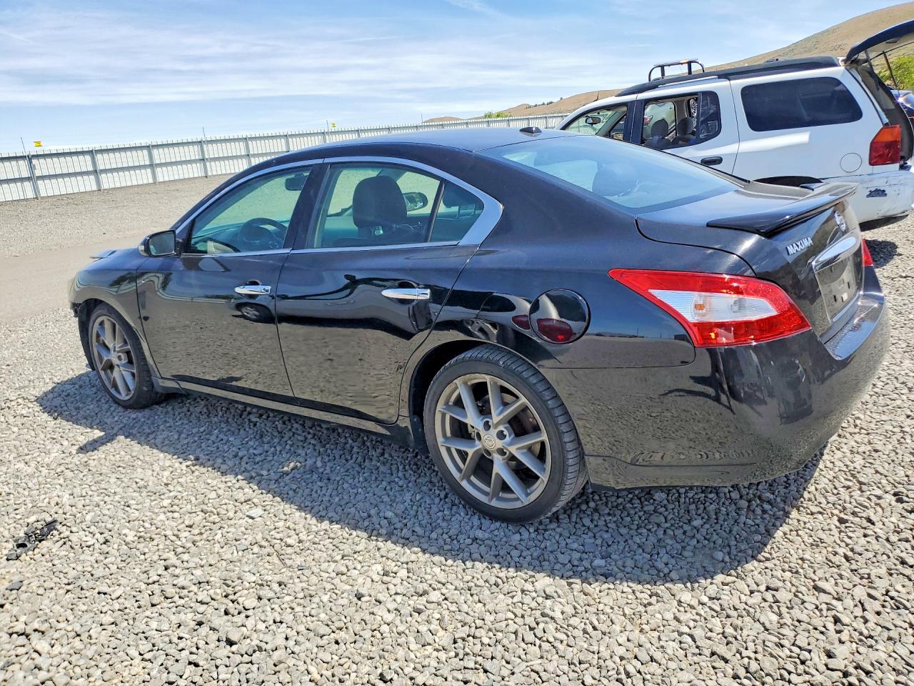 2011 Nissan Maxima 3.5 S Black vin: 1N4AA5AP7BC853366
