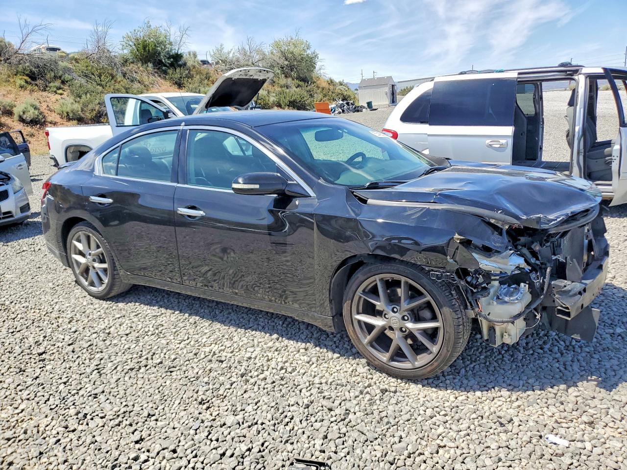 2011 Nissan Maxima 3.5 S Black vin: 1N4AA5AP7BC853366