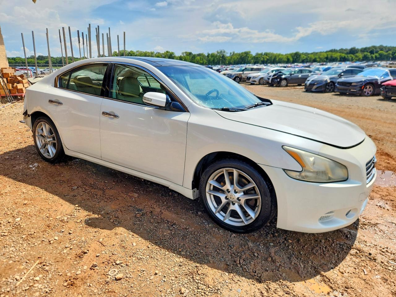 2011 Nissan Maxima 3.5 S White vin: 1N4AA5AP7BC854663
