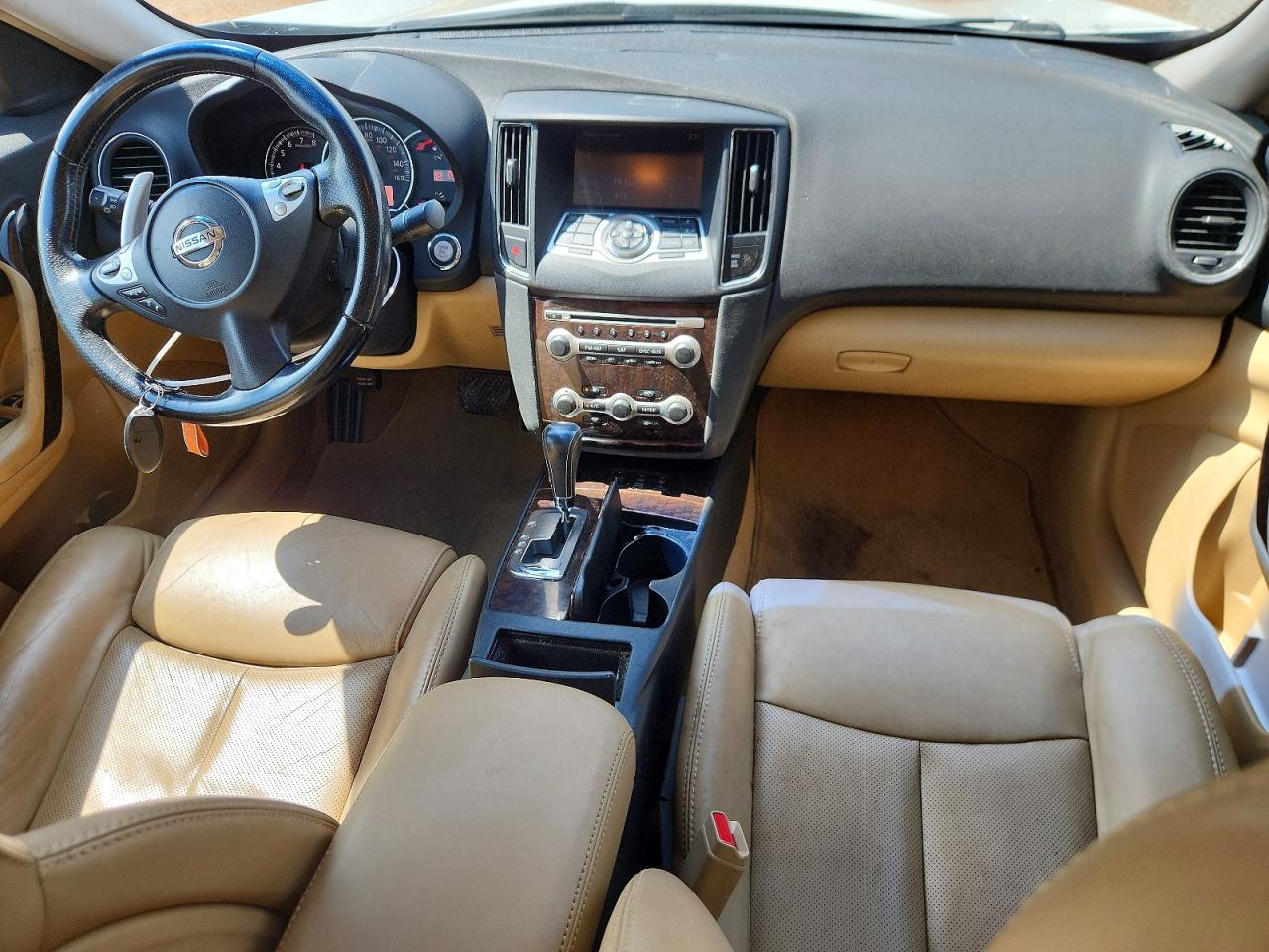 2011 Nissan Maxima 3.5 S White vin: 1N4AA5AP7BC854663