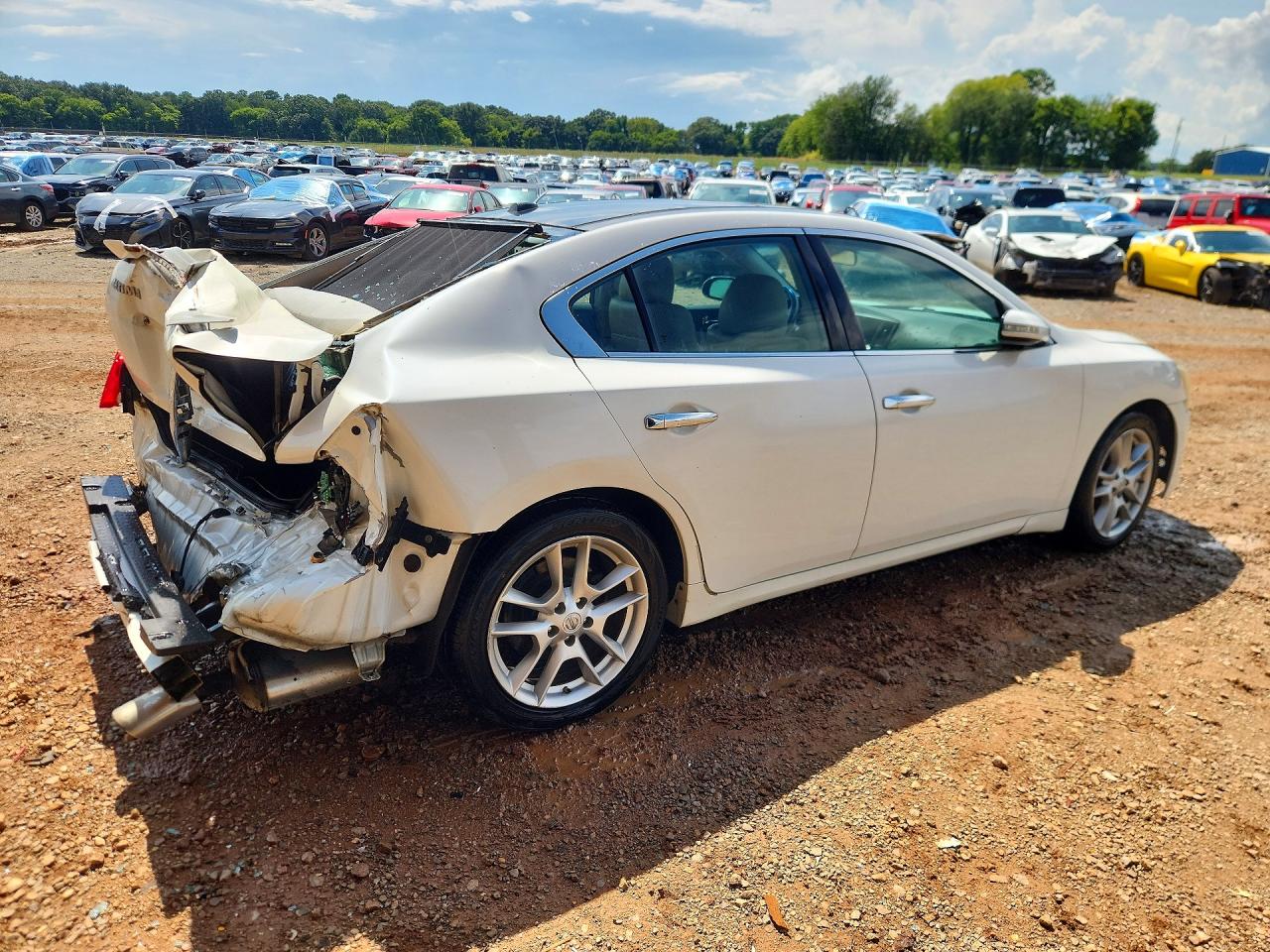 2011 Nissan Maxima 3.5 S White vin: 1N4AA5AP7BC854663