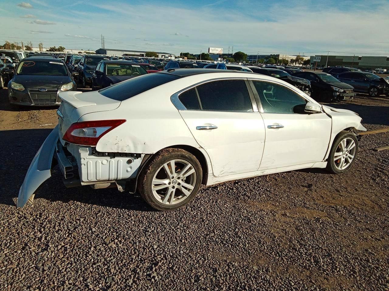 2011 Nissan Maxima 3.5 S Белый vin: 1N4AA5AP7BC862648