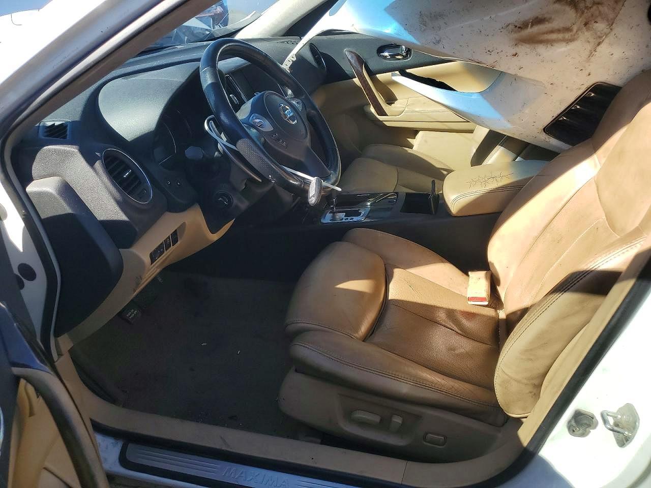 2011 Nissan Maxima 3.5 S Белый vin: 1N4AA5AP7BC862648
