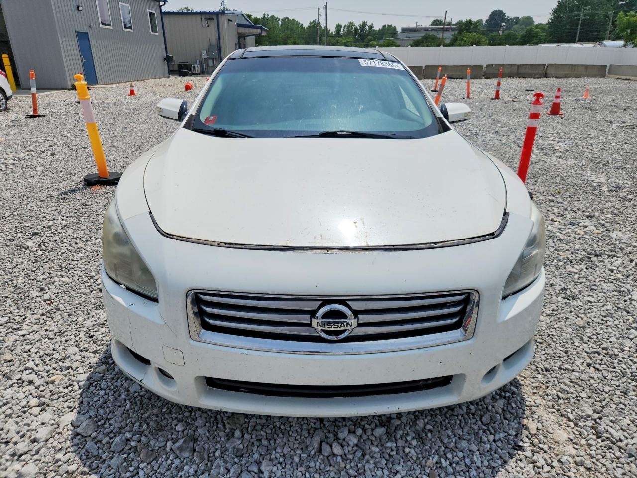 2012 Nissan Maxima 3.5 S White vin: 1N4AA5AP7CC800734