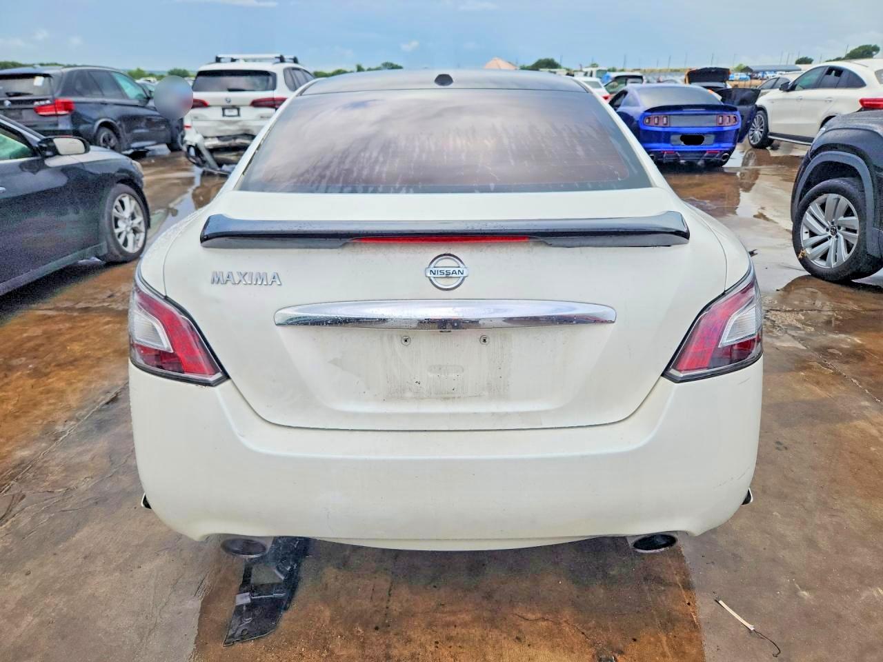 2012 Nissan Maxima S Белый vin: 1N4AA5AP7CC812396