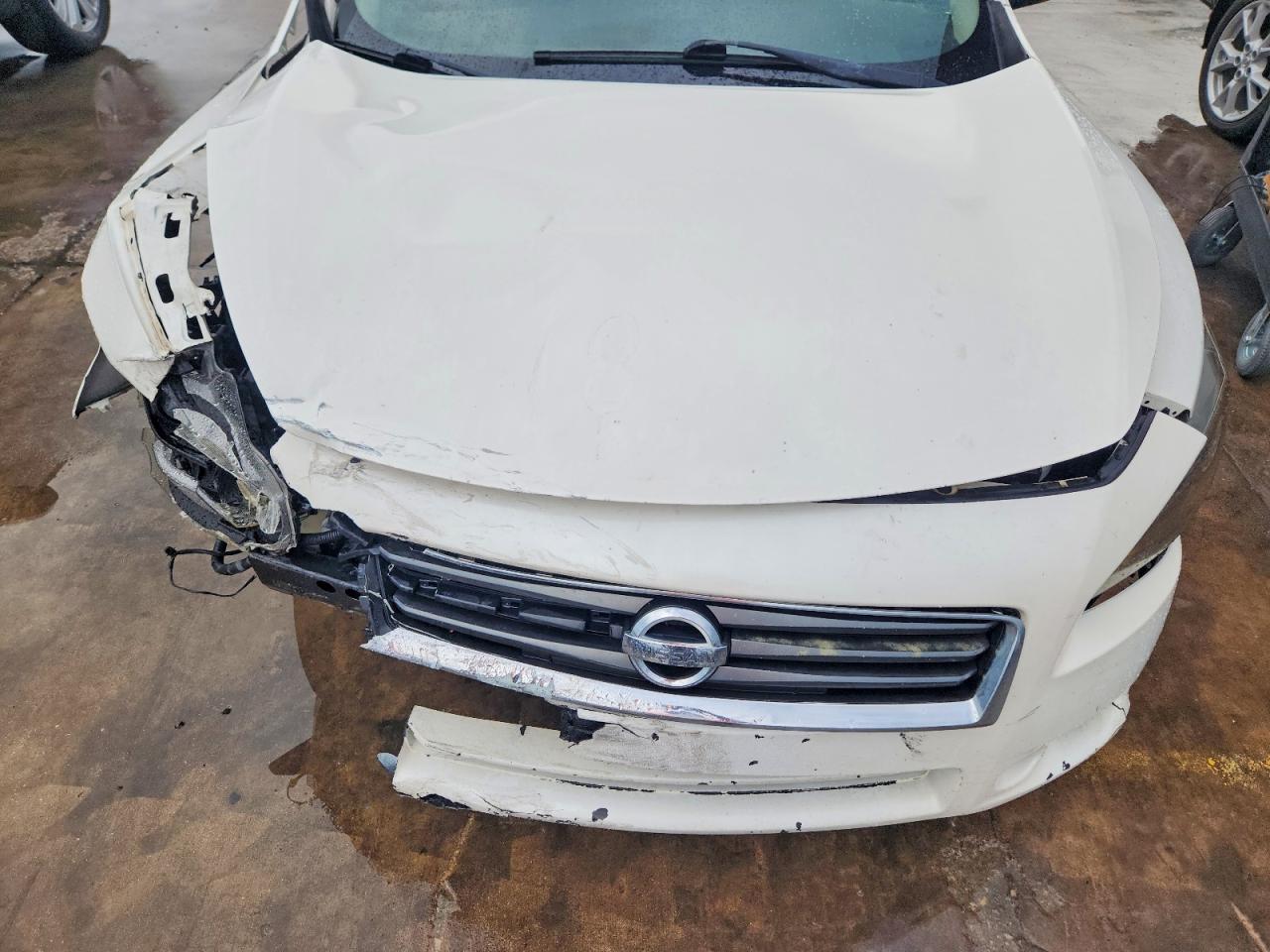 2012 Nissan Maxima S Белый vin: 1N4AA5AP7CC812396
