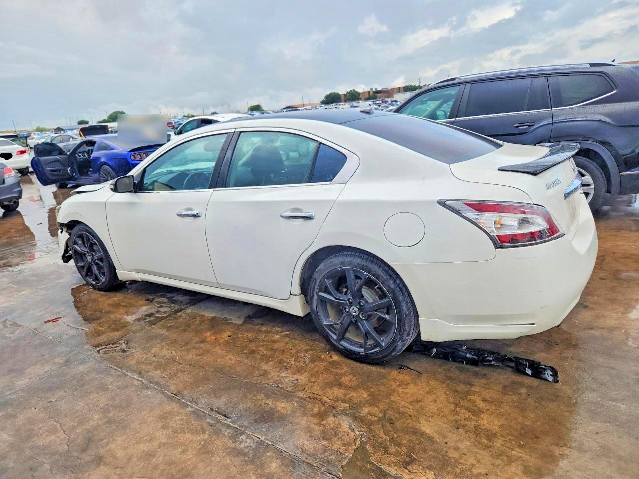 2012 Nissan Maxima S Белый vin: 1N4AA5AP7CC812396