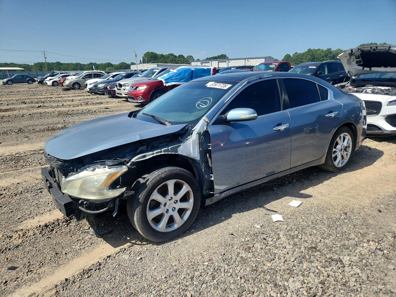 2012 Nissan Maxima Silver vin: 1N4AA5AP7CC814939