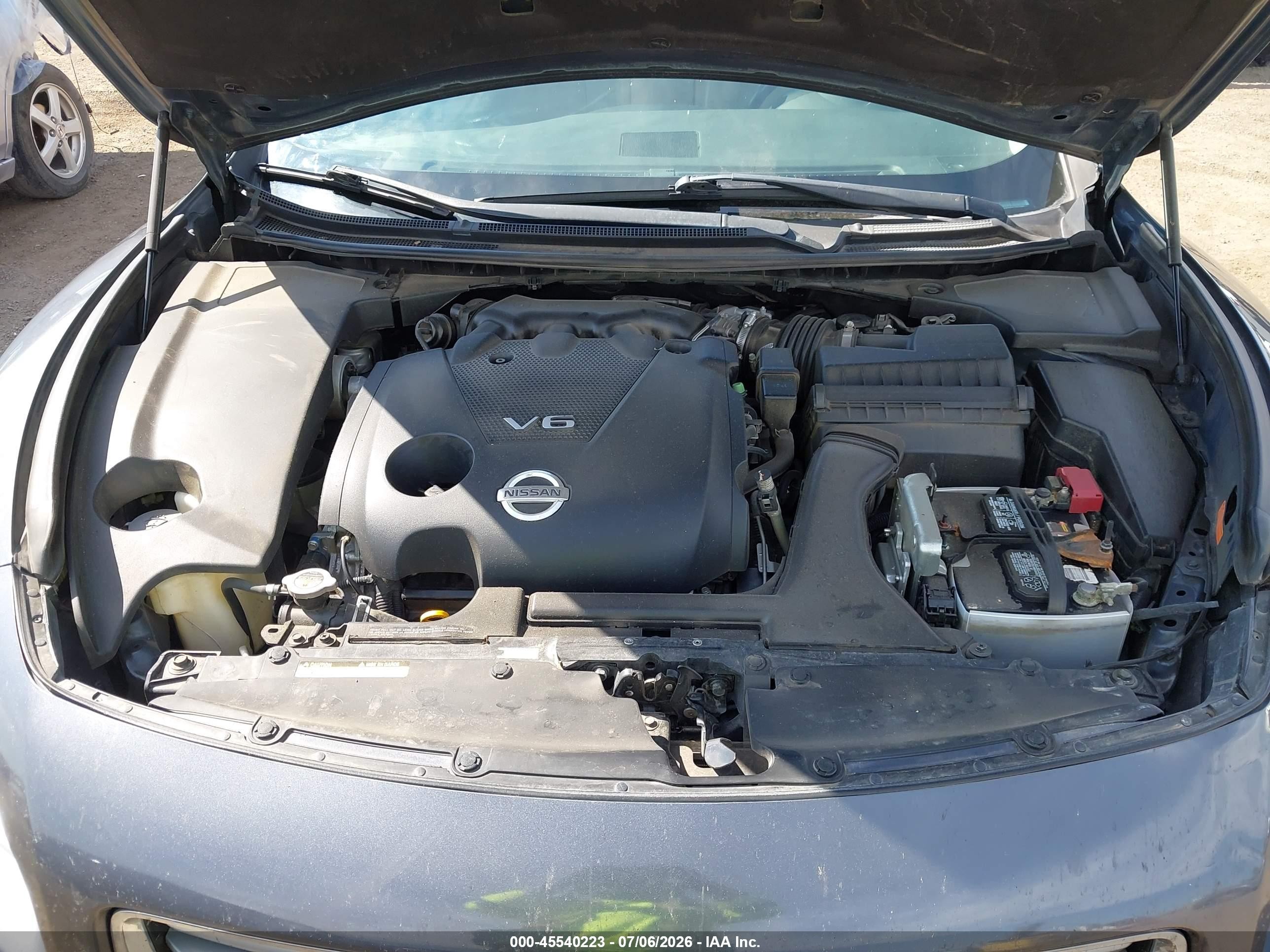 2012 Nissan Maxima 3.5 Sv Gray vin: 1N4AA5AP7CC817260